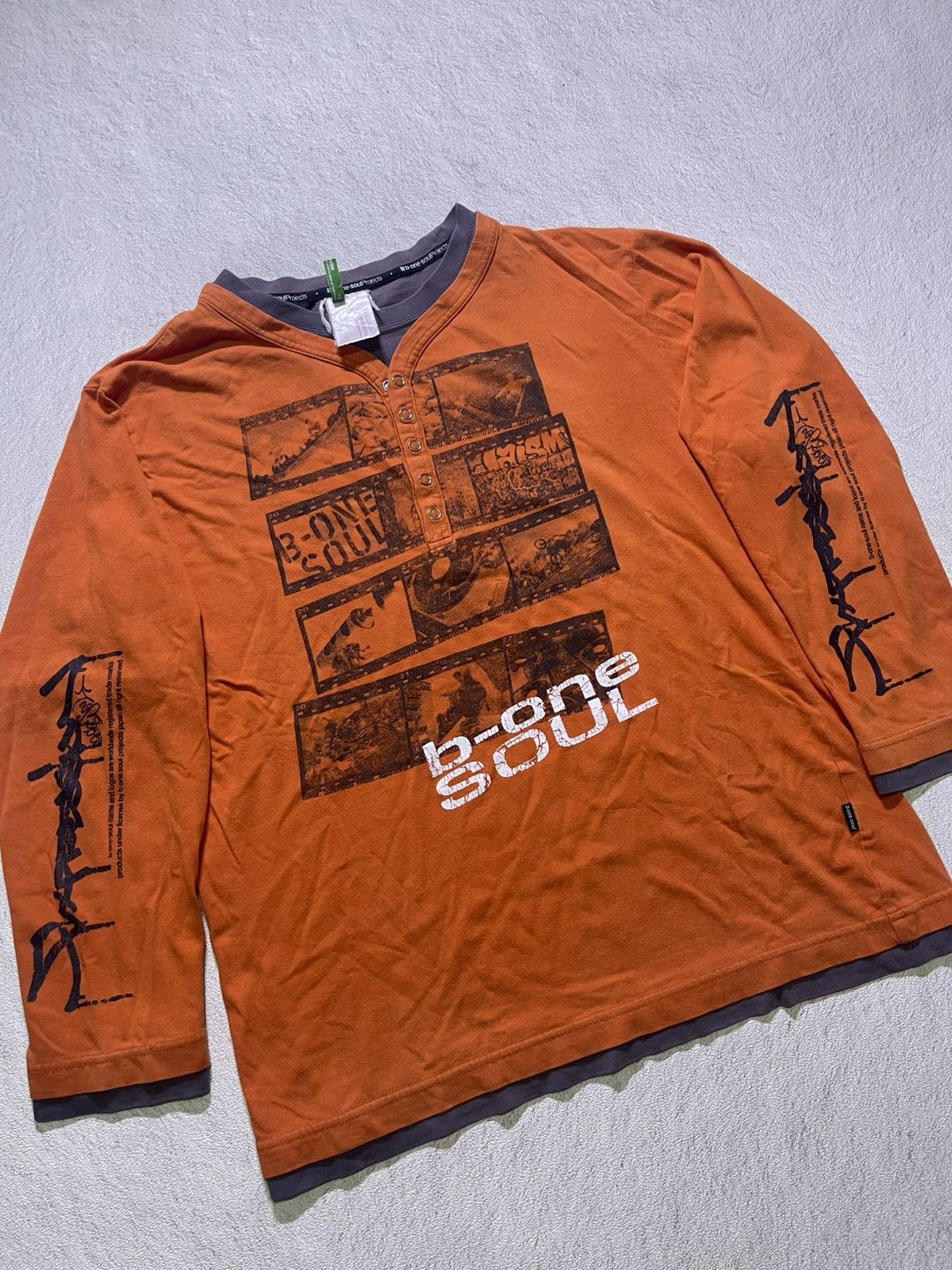 Hysteric Glamour VTG Y2K B ONE SOUL long sleeve tshirt Size US M / EU 48-50 / 2 - 2 Thumbnail