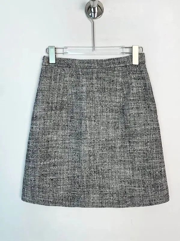 Max Mara MaxMara Gray Cotton Midi Skirt for Women . Size 22" - 2 Thumbnail