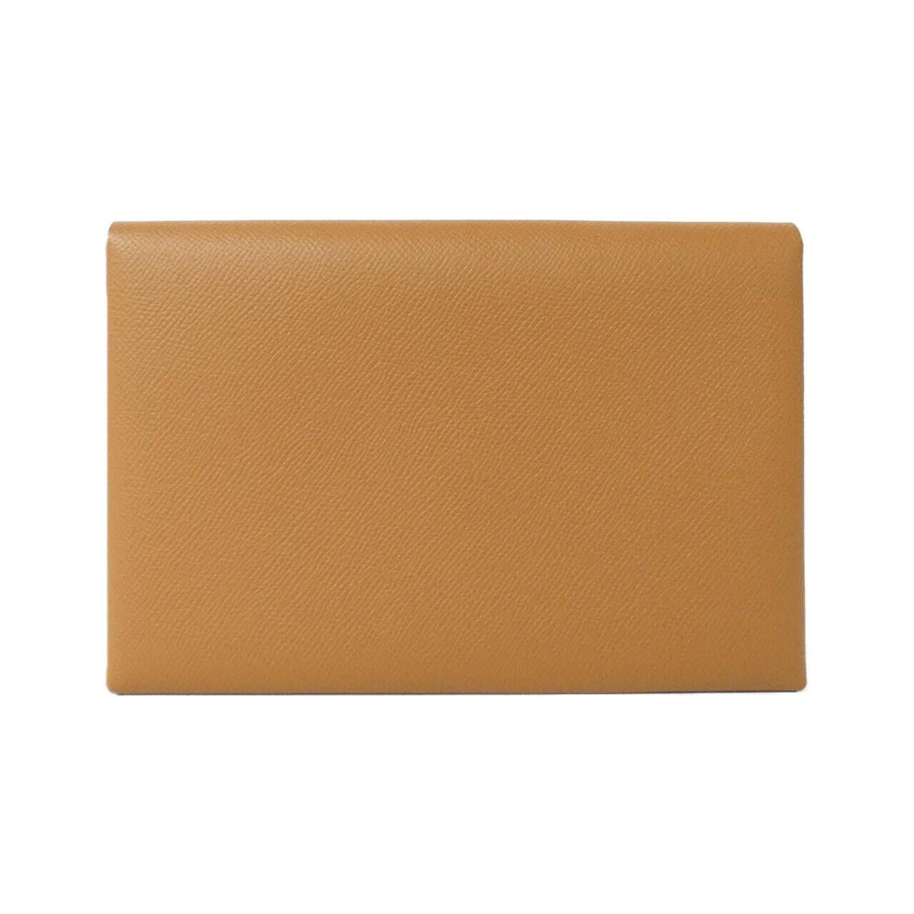 Hermes Hermes Hermes Calvi MM Epsom pouch Leather Other C DUTY FREE for USA Size ONE SIZE - 1 Thumbnail