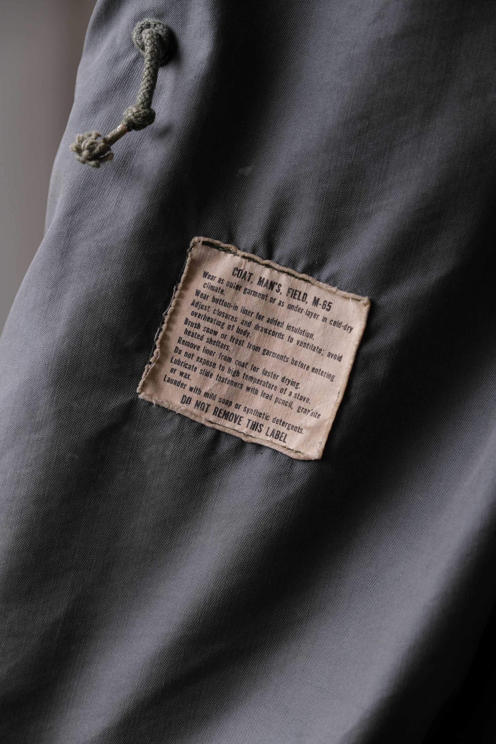 U.S.ARMY 1968’s M-65 Field Jacket Scovill zipper gray lining