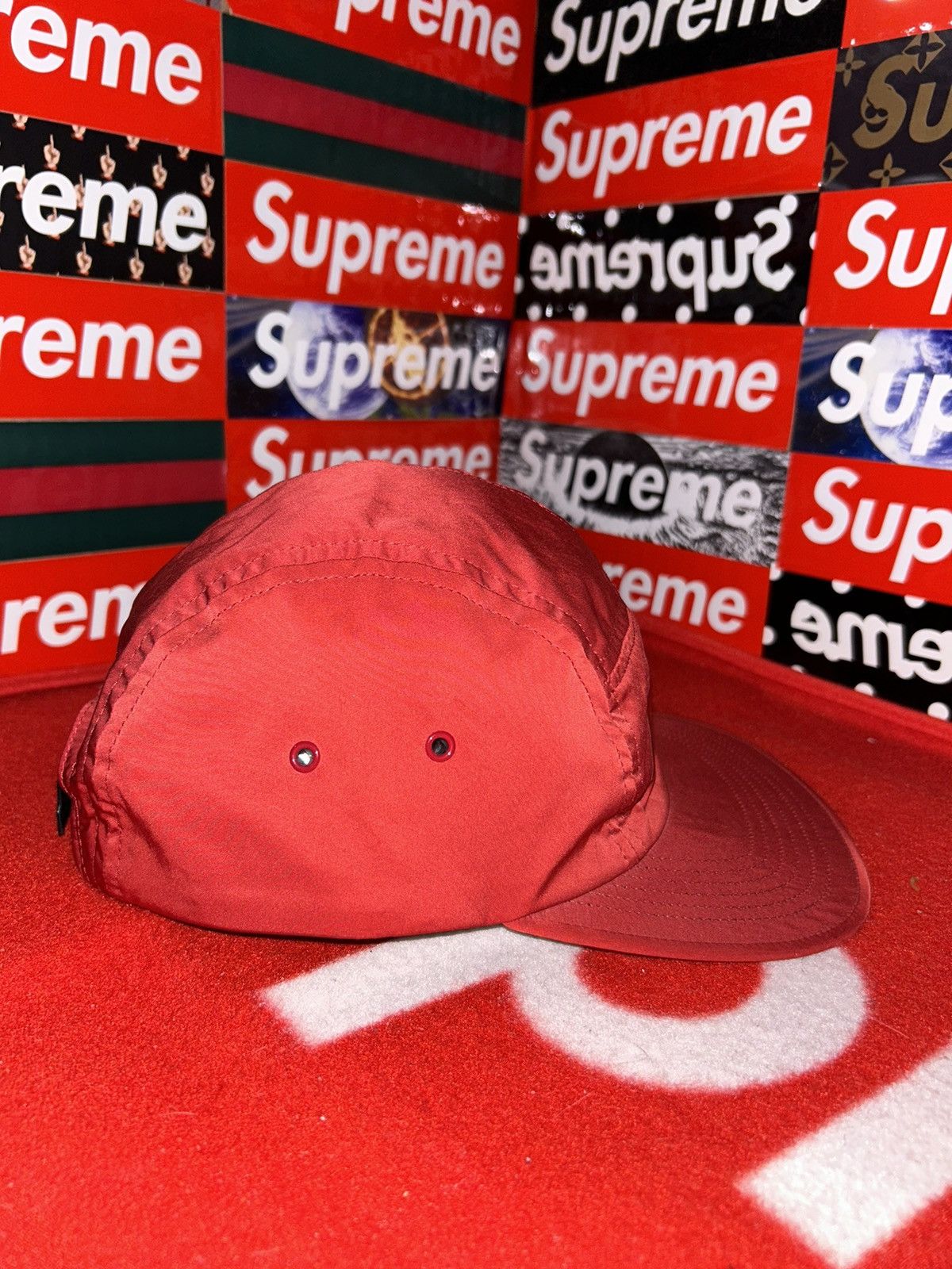 Supreme SUPREME HOLOGRAPHIC BOX LOGO 5-PANEL CAMP CAP SS19 HAT Size ONE SIZE - 6 Thumbnail