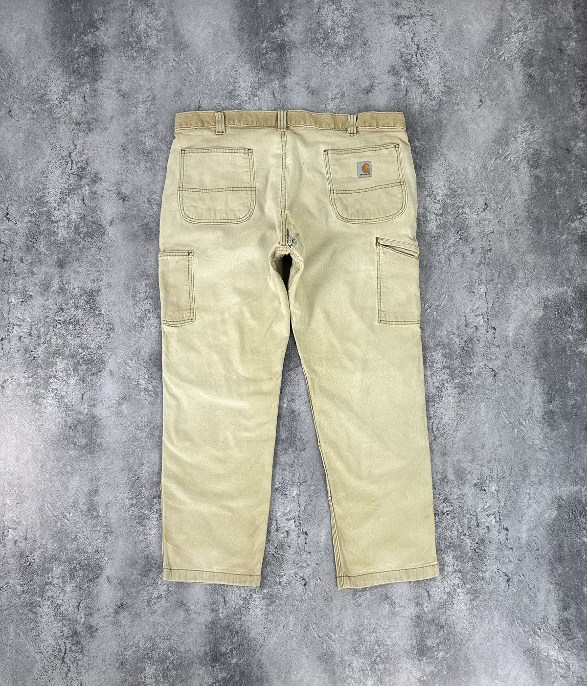 Carhartt Vintage Carhartt Double Knee Cargo Distressed USA Work Pants Size US 40 / EU 56 - 2 Thumbnail