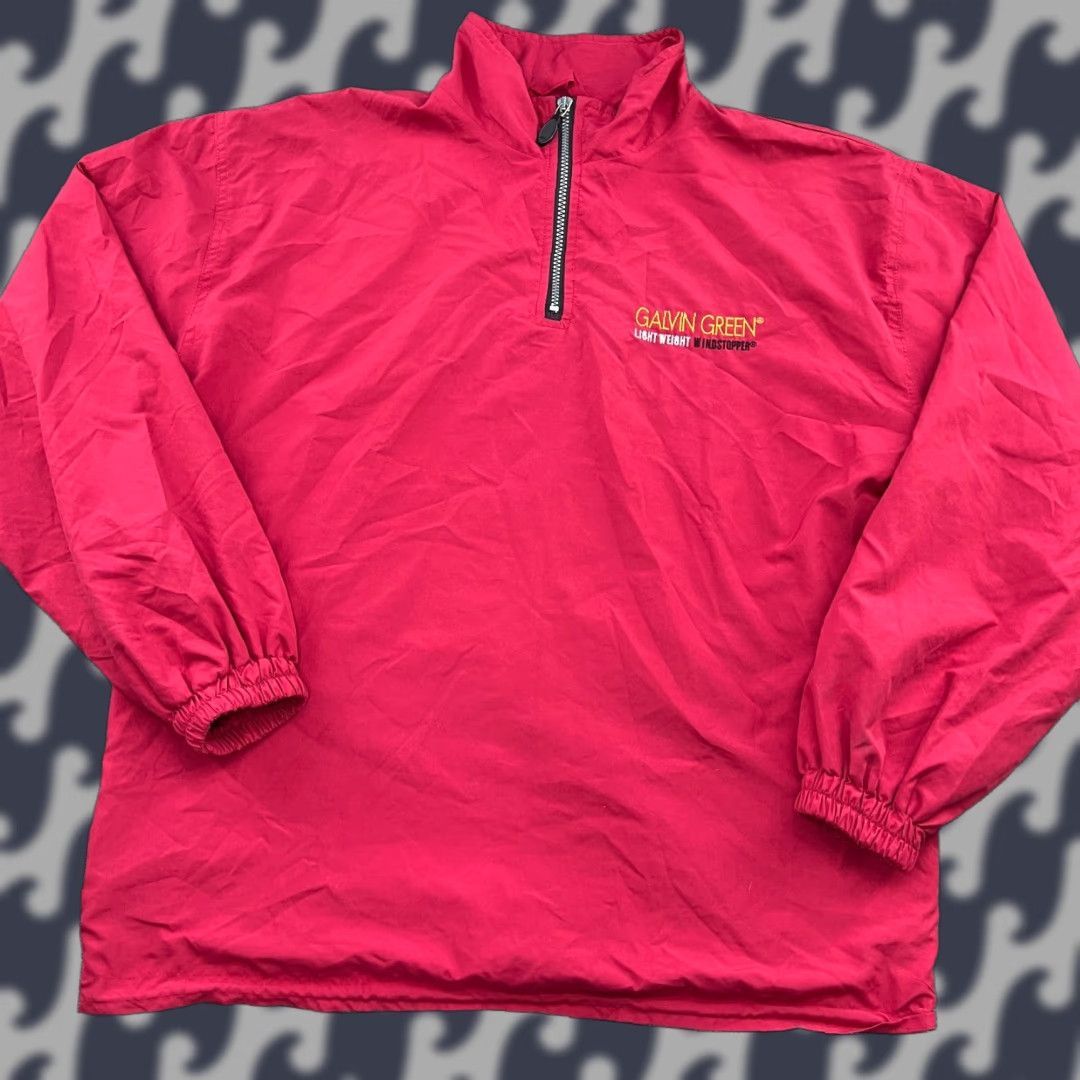 Galvin Green Galvin Green Lightwight Windstopper Jacket Mens M Red 1/4 Zip Golf Windbreaker Shirt Size US M / EU 48-50 / 2 - 1 Thumbnail