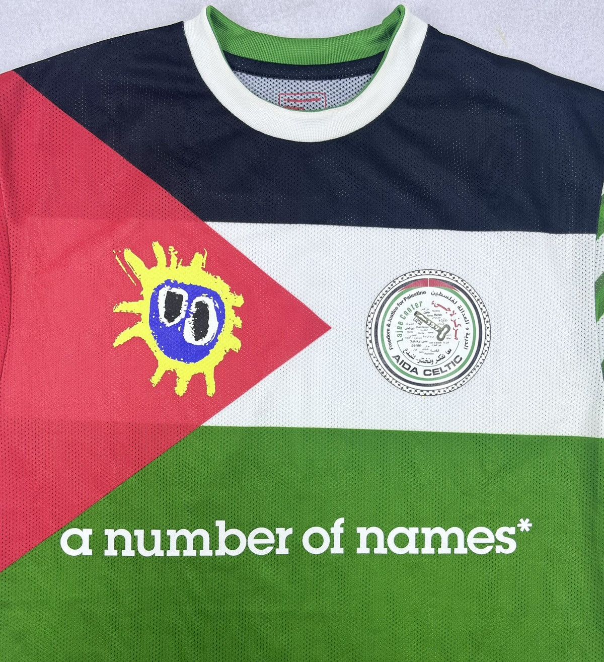 Aida Celtic Jersey X Primal Scream X Palestinadelica