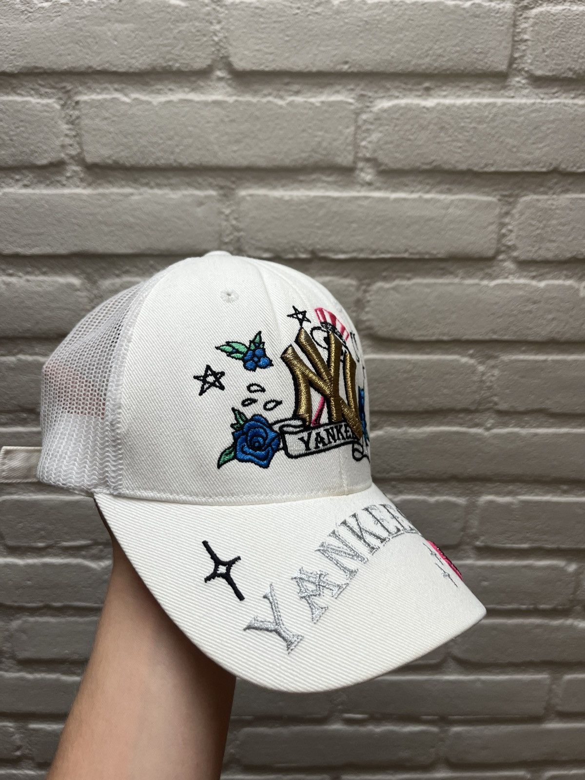New York Yankees Yankees hat cap mlb korea y2k sport vintage baseball Size ONE SIZE - 3 Thumbnail