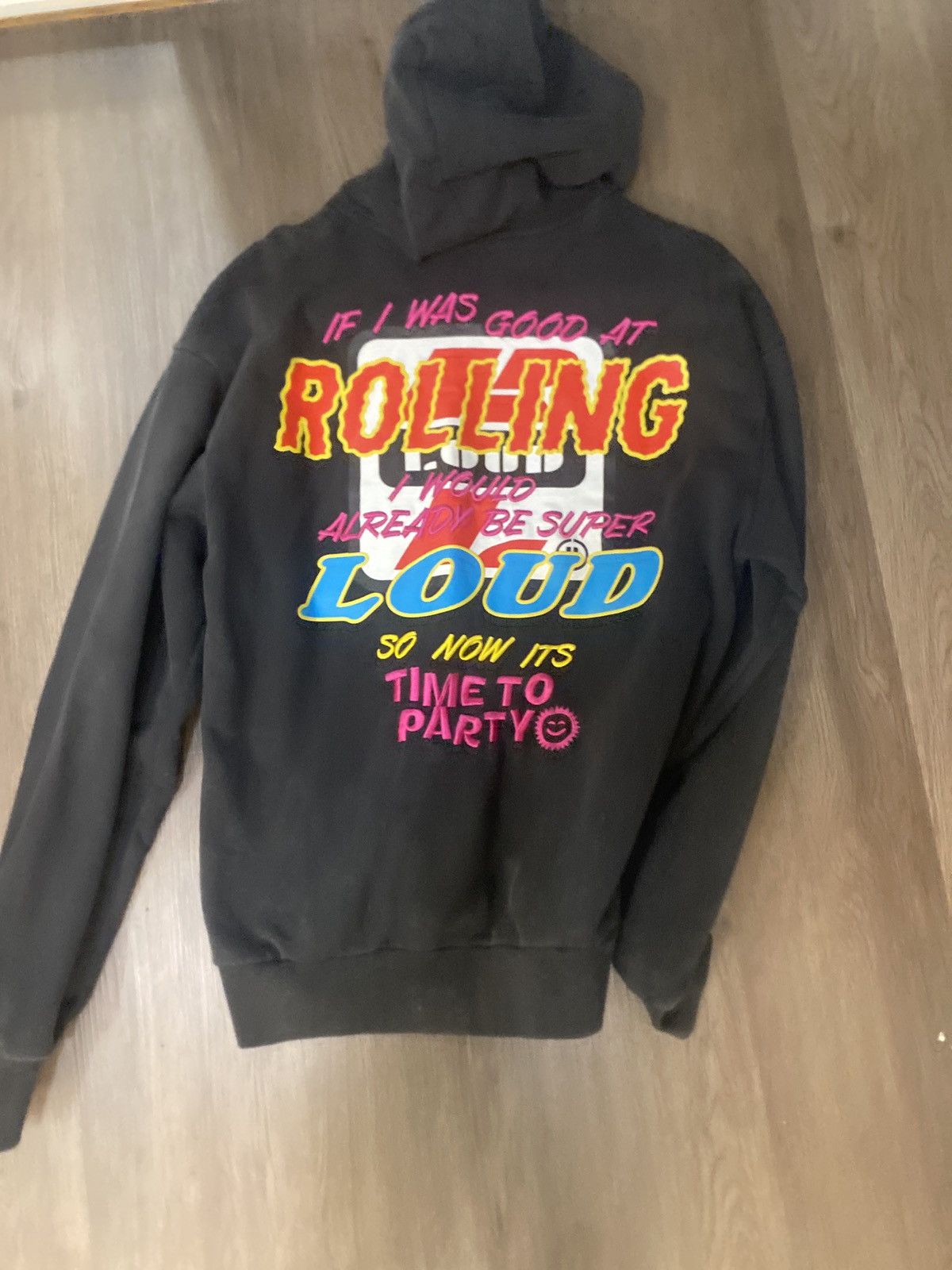 Rolling Loud ROLLING LOUD RACING DISCO BLACK PO HOODIE Size US S / EU 44-46 / 1 - 2 Thumbnail