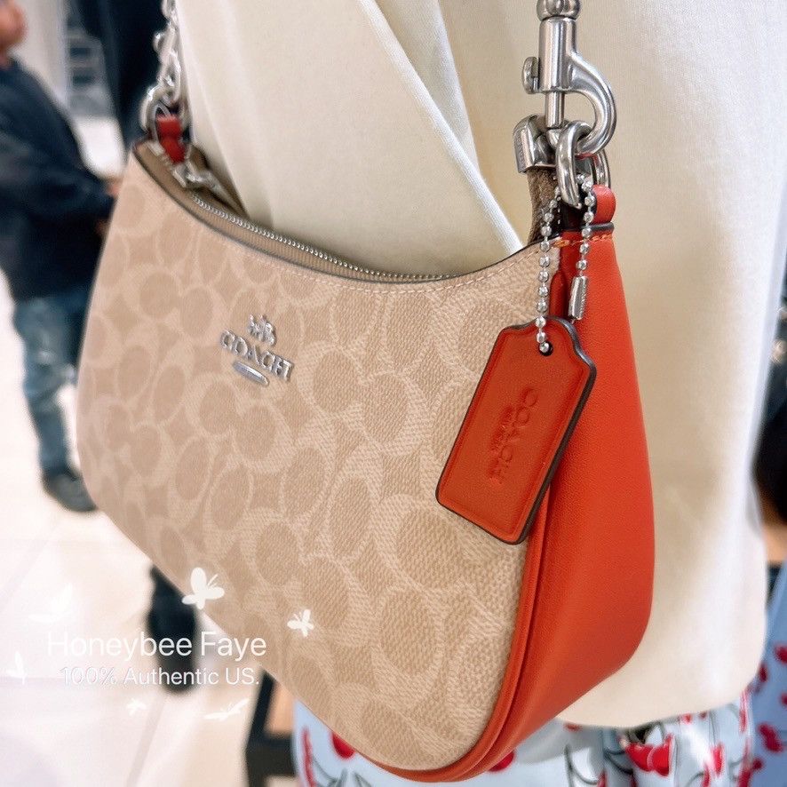 Coach Teri Shoulder Bag In Signature Canvas CV933 Size ONE SIZE - 2 Thumbnail