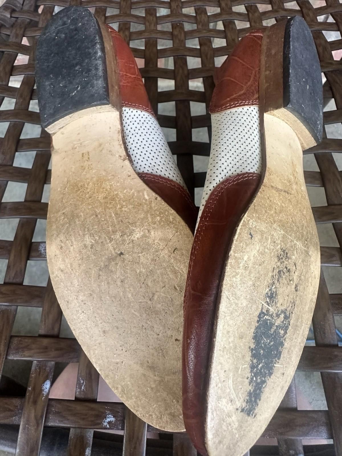 Designer Vintage Bandolini Leather Flats Size 6.5 Size US 6.5 / IT 36.5 - 4 Thumbnail