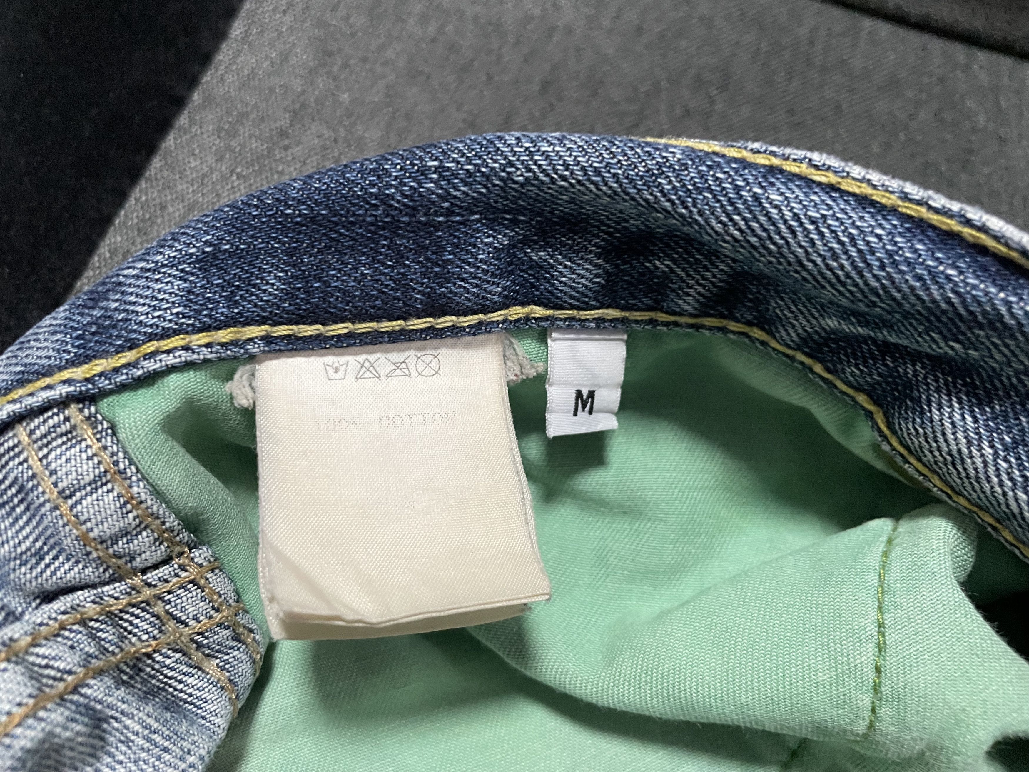 Bape OG Bape Spellout Flame Arch Logo - Distressed Jeans Size US 34 / EU 50 - 11 Thumbnail