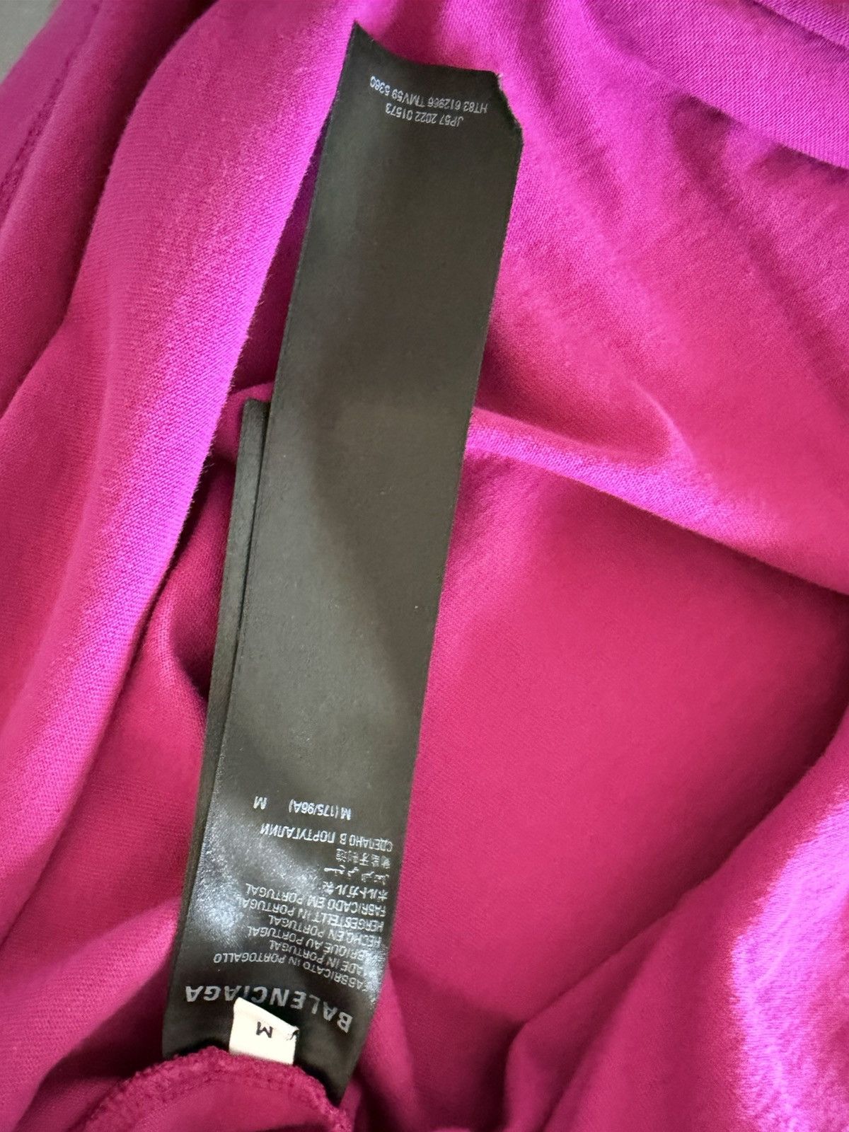 Balenciaga Balenciaga Magenta Miami Tee Size US M / EU 48-50 / 2 - 4 Thumbnail