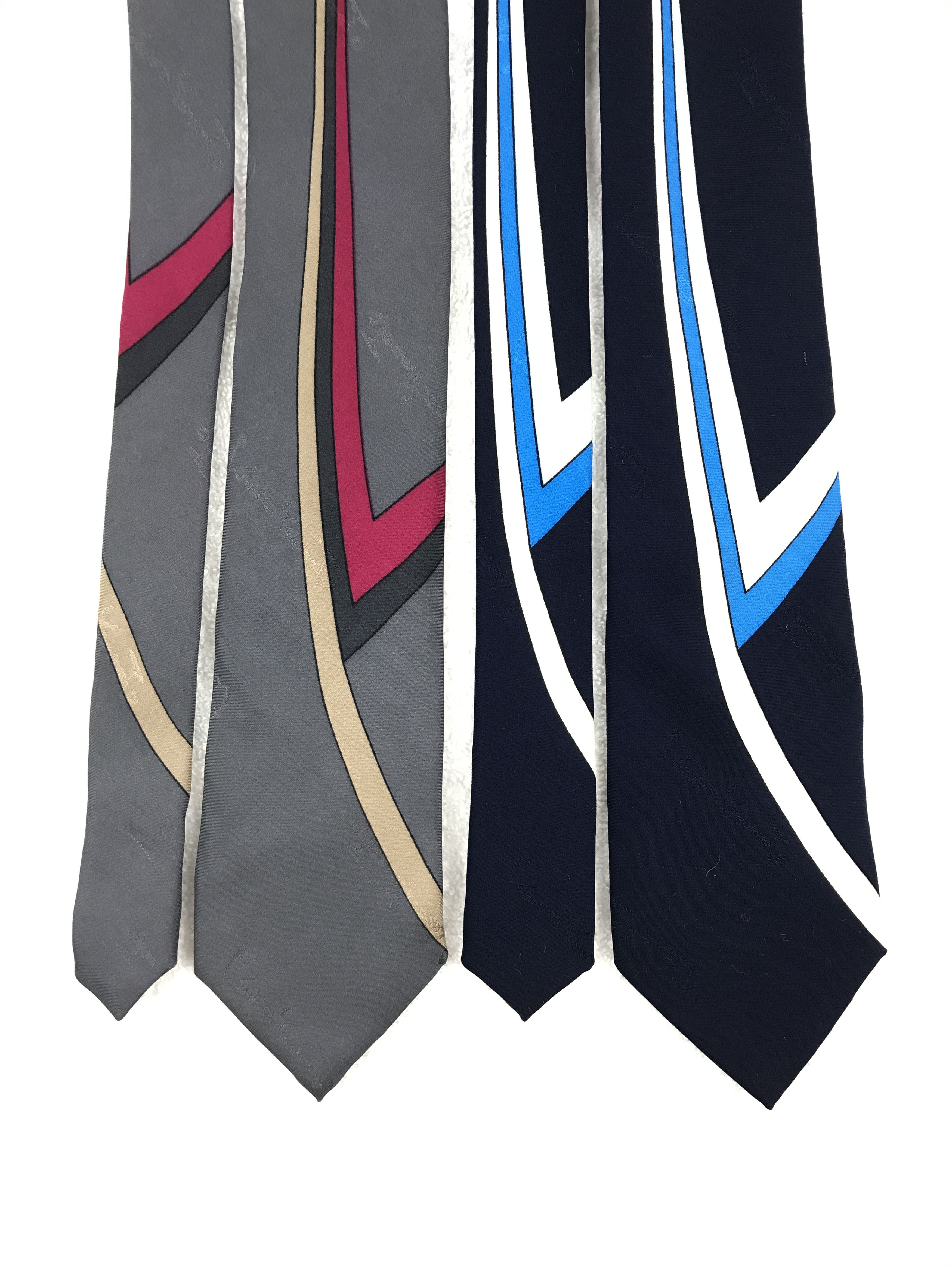 Vintage 2pcs combo Kansai Yamamoto Silk Necktie Necktie
