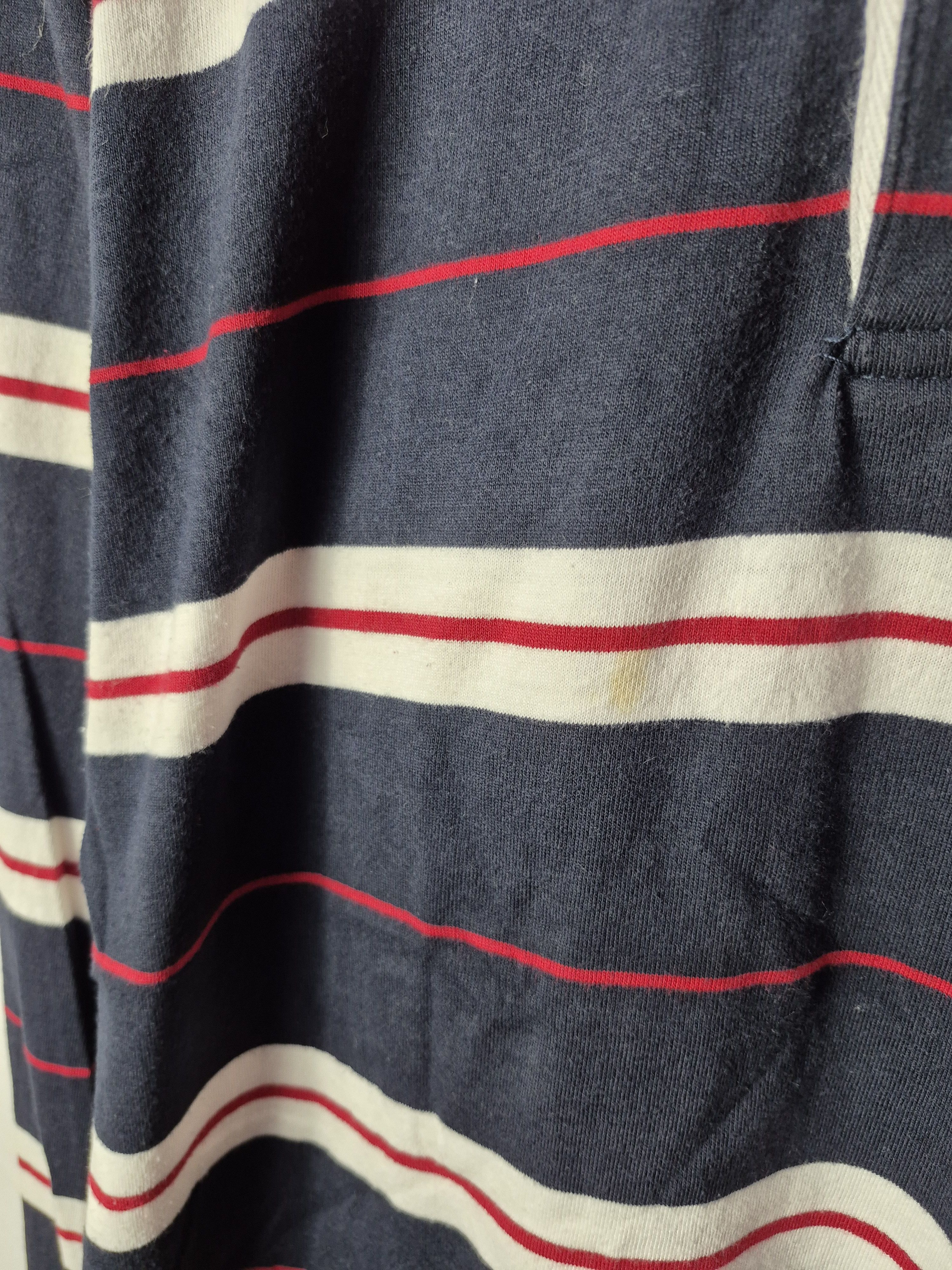Japanese Brand × Van 🔥 Van Red Label Polo Stripes Rugby Tee Size US L / EU 52-54 / 3 - 4 Thumbnail