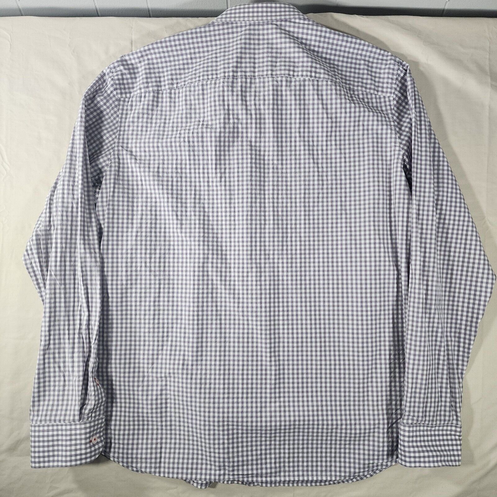 UNTUCKit Untuckit Shirt Mens XXL Gray Checkered Button Down Size US XXL / EU 58 / 5 - 2 Thumbnail