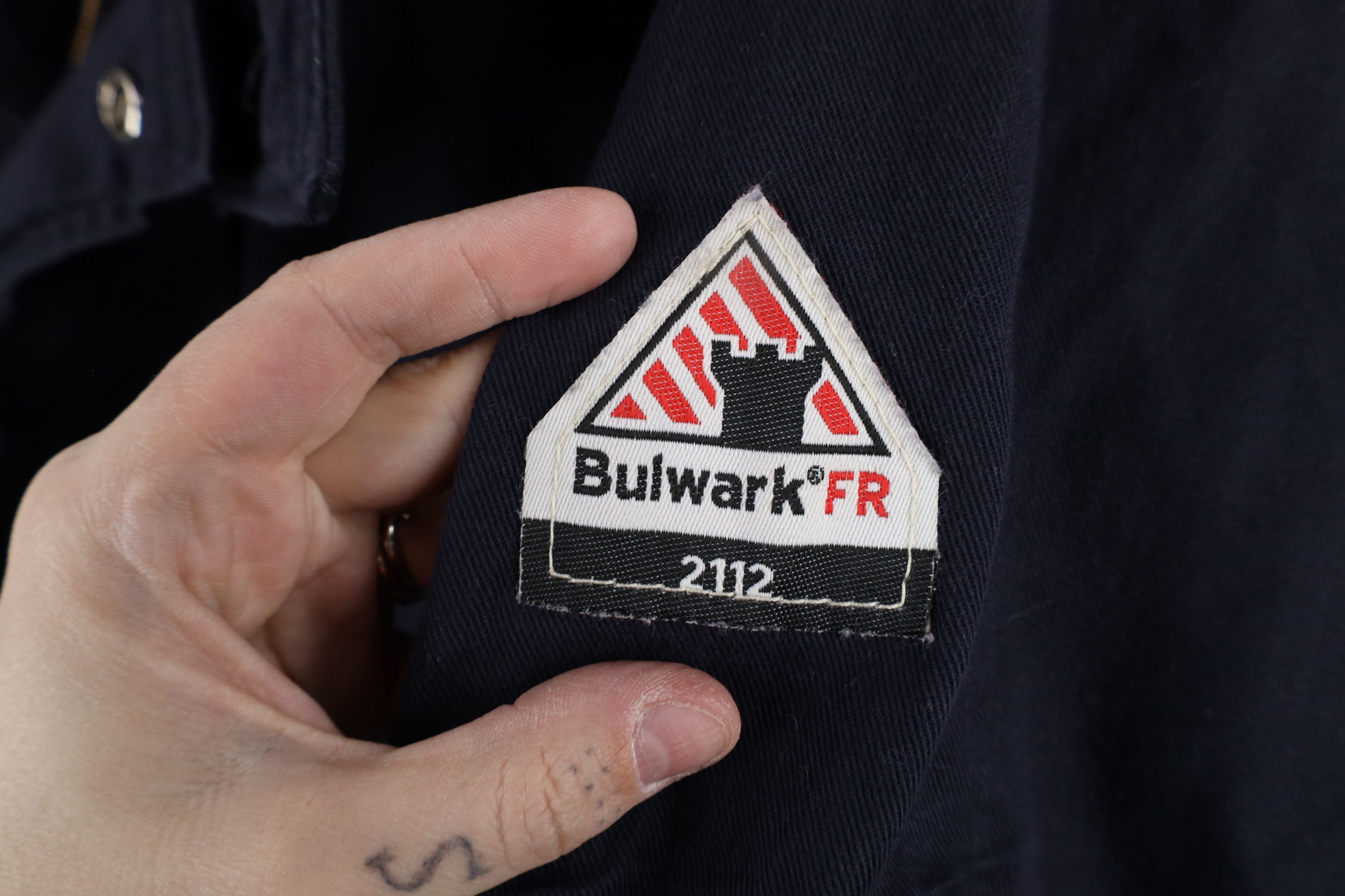 Vintage Bulwark FR Reflective Flame Fire Resistant Bomber Jacket Size US XXL / EU 58 / 5 - 4 Thumbnail