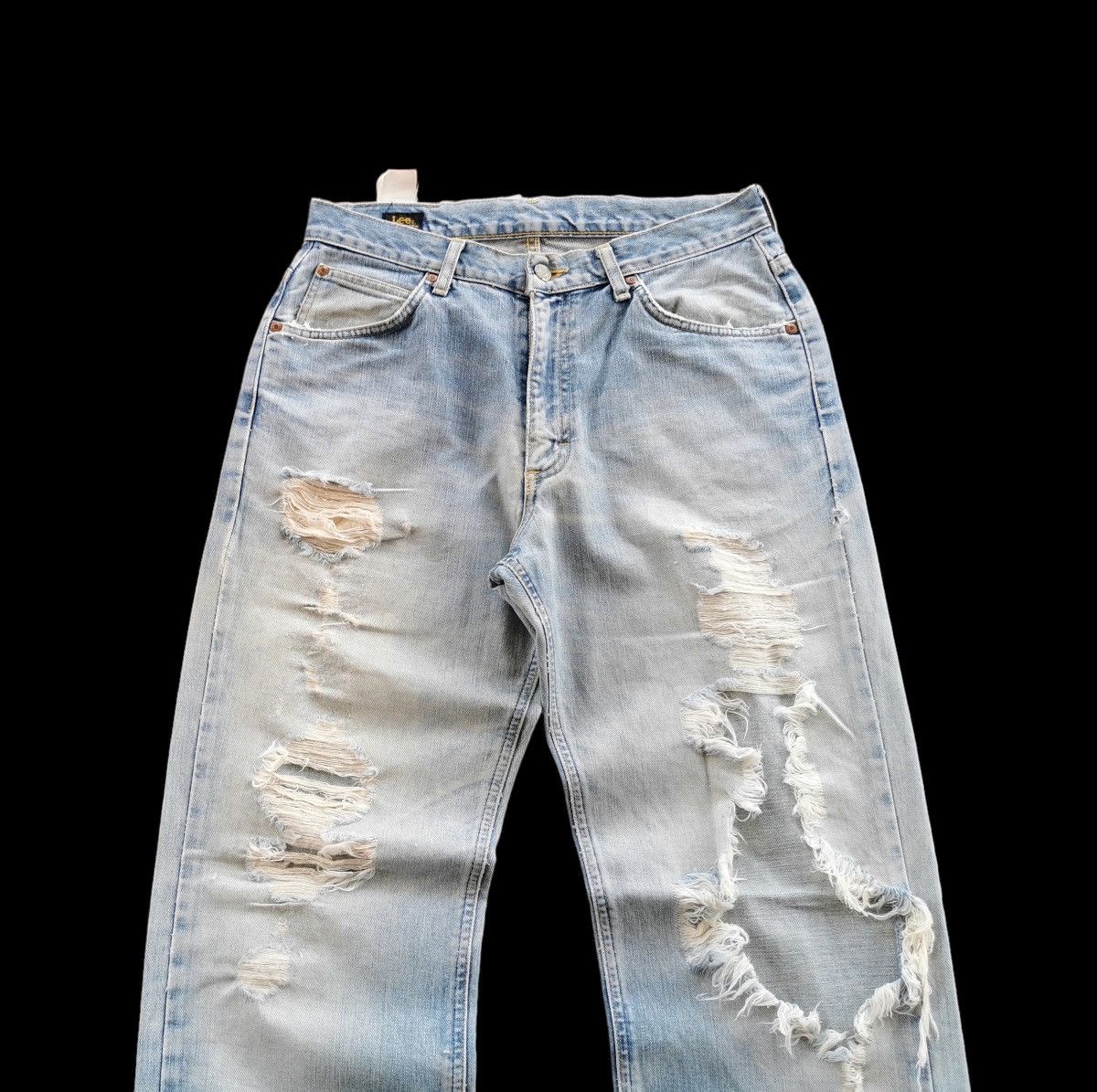 Lee Vintage Lee Destroy Denim Jean (Size 30x43.5) Size US 30 / EU 46 - 3 Thumbnail