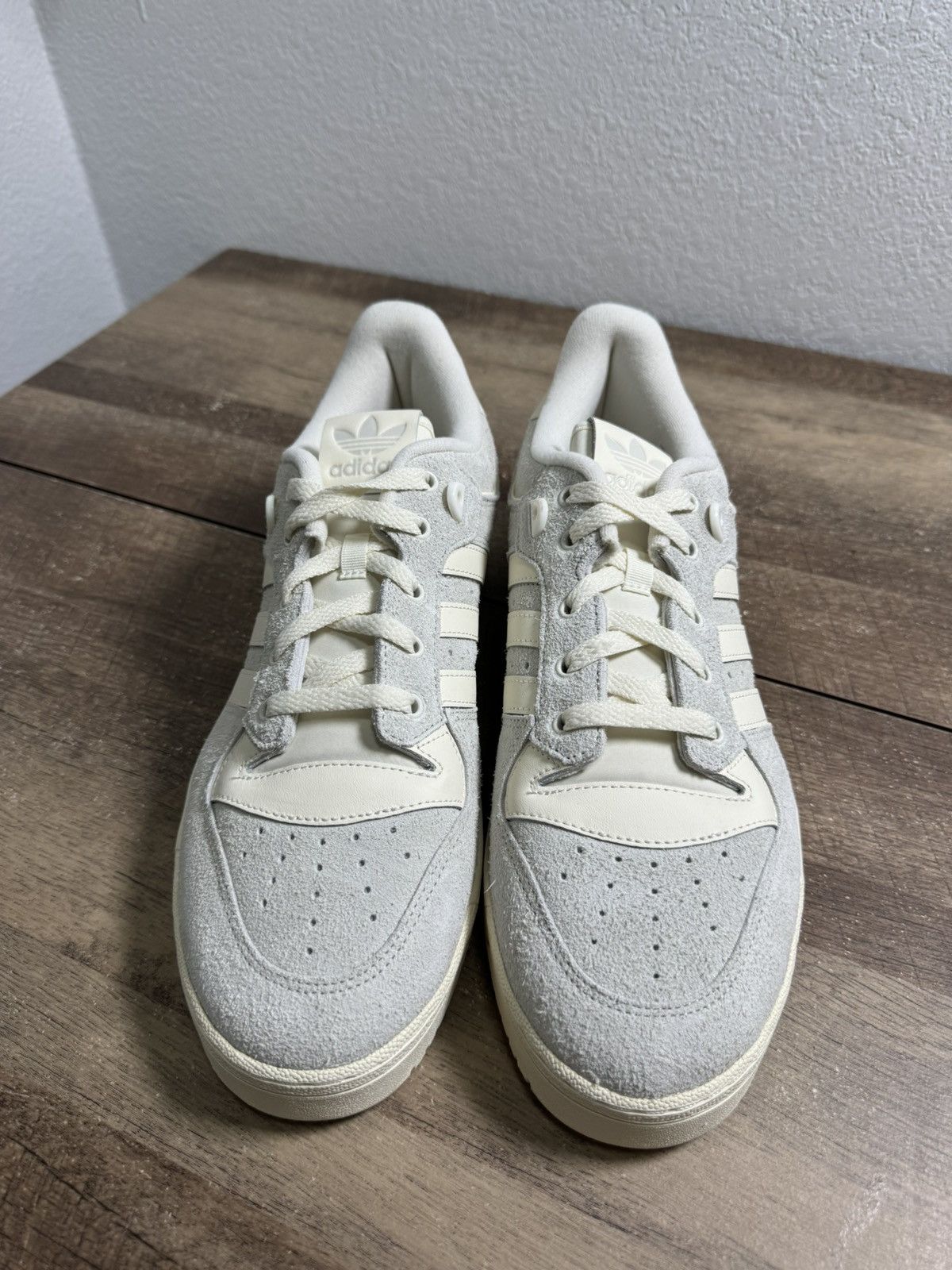 SAMPLE Adidas Rivalry 86 Low Orbit Grey Cream Size 12.5 NEW