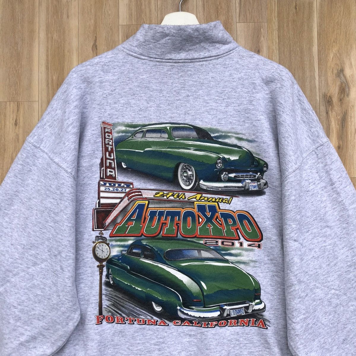 Vintage Vintage Annual Auto Expo Fortuna California Pullover Size US XXL / EU 58 / 5 - 2 Thumbnail