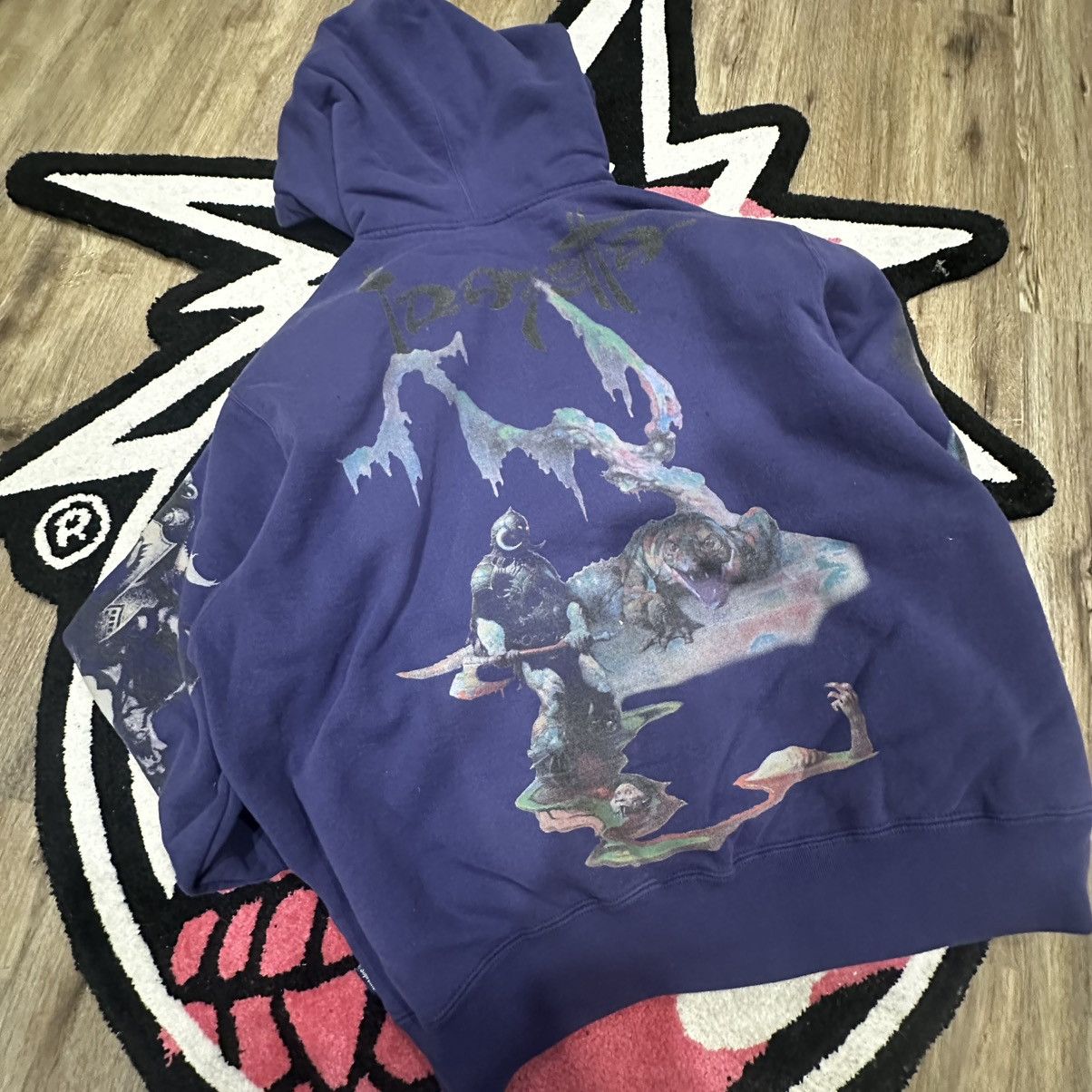 Supreme Frank Frazetta Zip Up Hooded Sweatshirt Size US L / EU 52-54 / 3 - 10 Thumbnail
