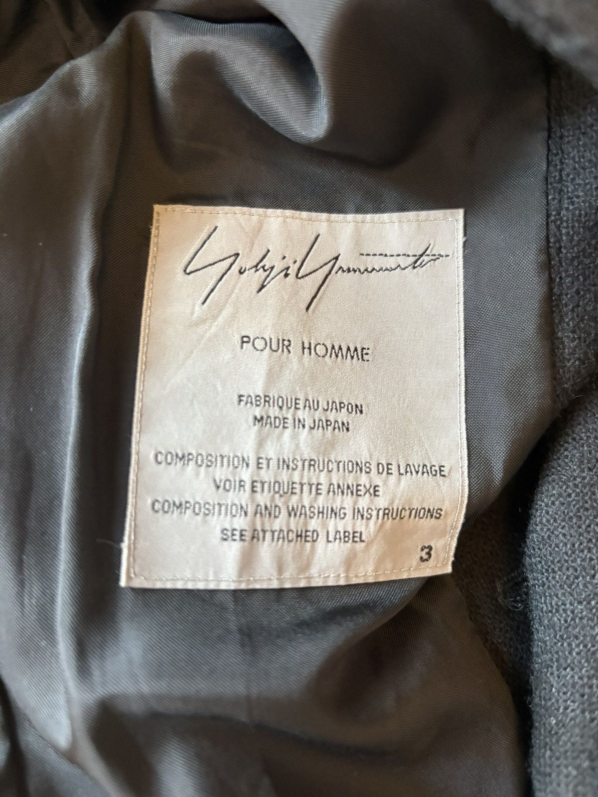 Yohji Yamamoto Yohji Yamamoto Asymmetrical Frank Coat Size US M / EU 48-50 / 2 - 3 Thumbnail