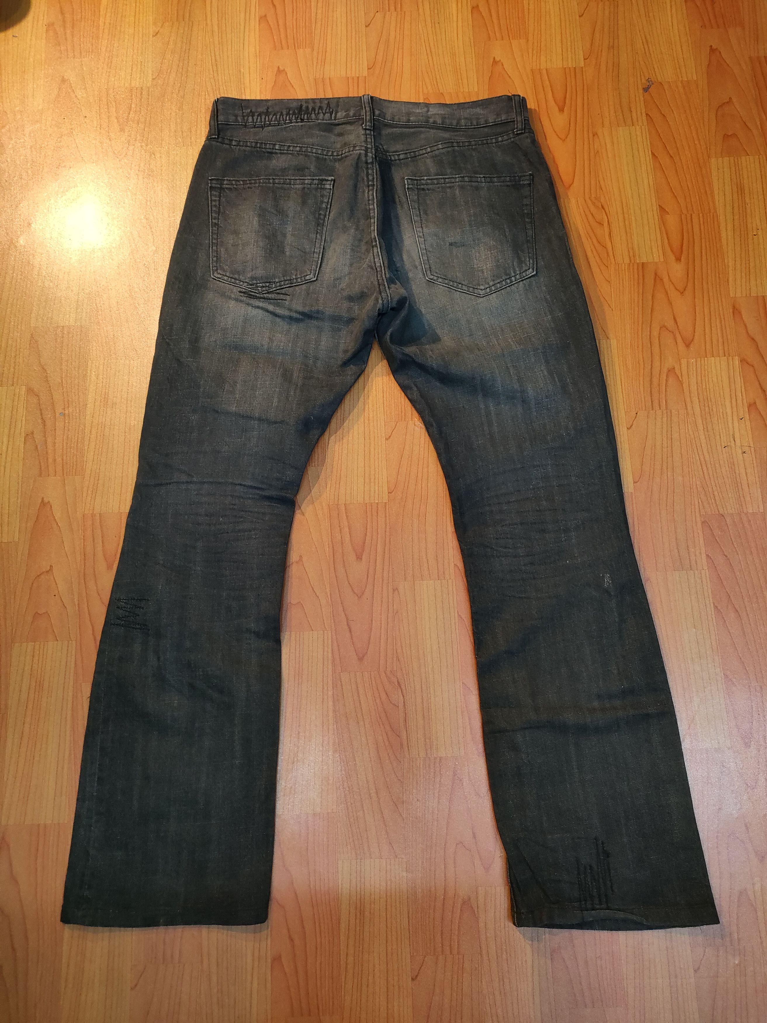If Six Was Nine Flare🔥🔥 Distressed Designer Style Size US 33 - 3 Thumbnail