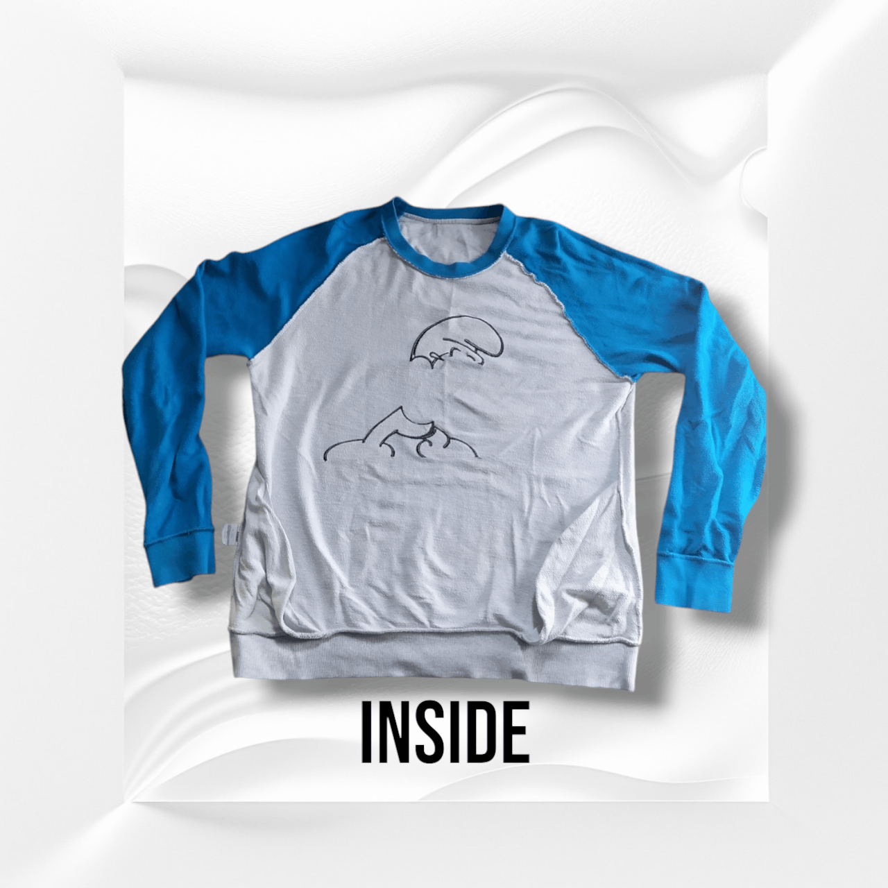 Vintage The Smurf x Whole Hauss Sweatshirt Size US XL / EU 56 / 4 - 2 Thumbnail