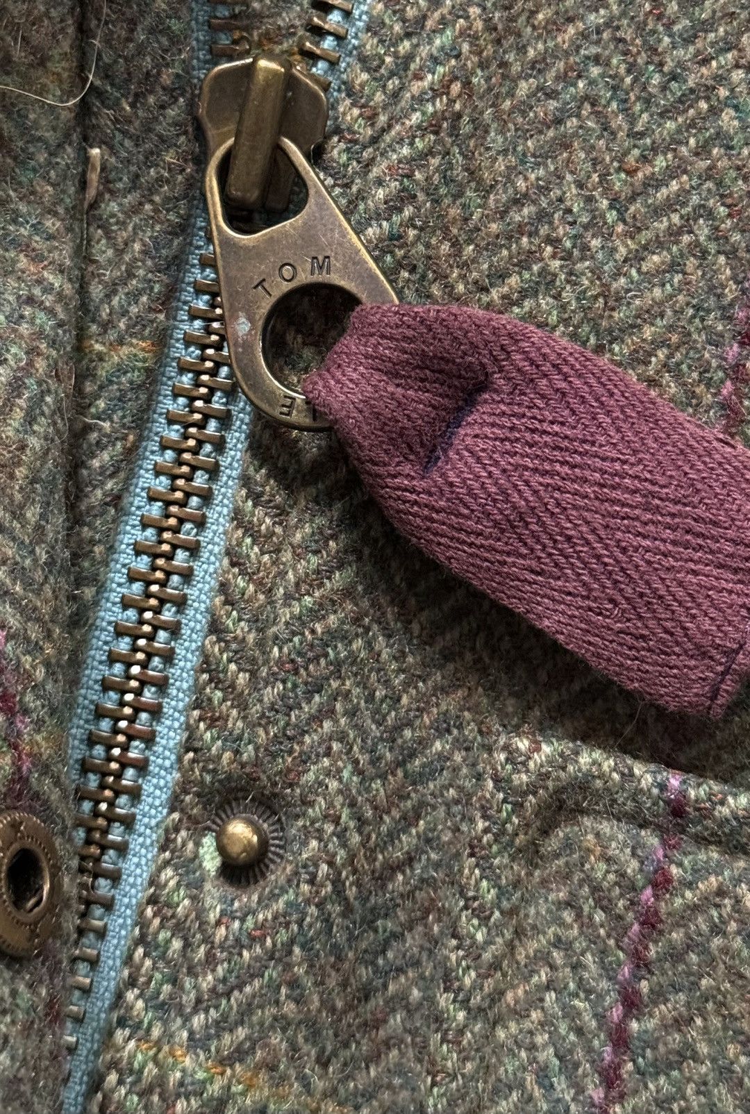 Designer × Vintage Tom Joule 2000s vintage tweed jacket Size XL / US 12-14 / IT 48-50 - 8 Thumbnail