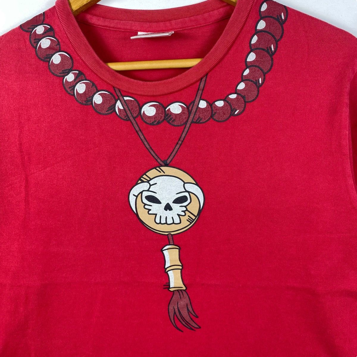 Anime Vintage One Piece PORTGAS D. ACE Necklace Logo Longsleeve Size US M / EU 48-50 / 2 - 2 Thumbnail