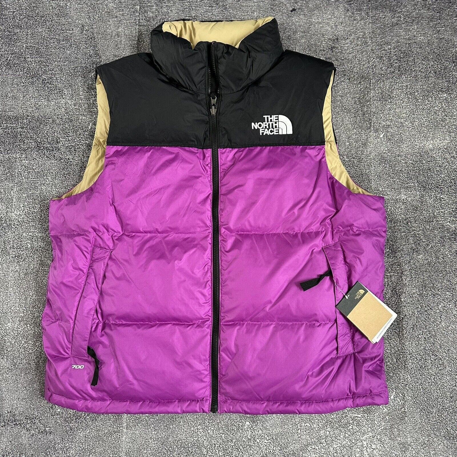 image of The North Face 1996 Retro Nuptse Tnf 700 Vest Jacket Size XL in Purple, Men's