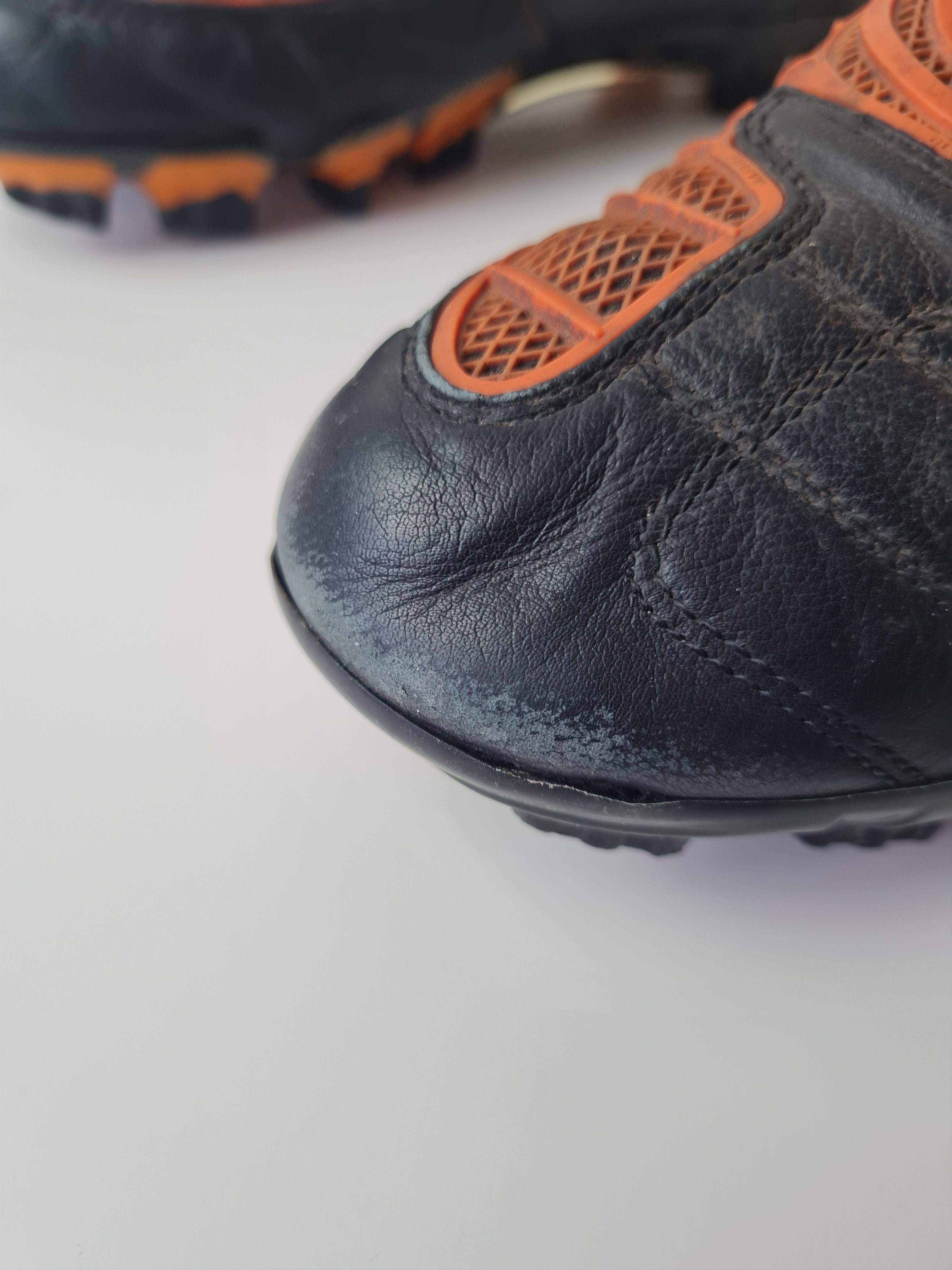 Nike Football Soccer Cleats NikeTotal 90 Laser Black Orange Size US 8 / EU 41 - 23 Thumbnail