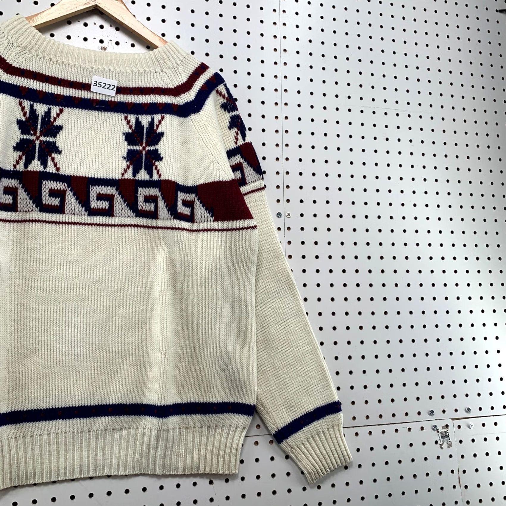 Vintage VINTAGE Richman Brothers Knit Sweater FITS Size Large Men XL Icelandic USA 23x26 Size US L / EU 52-54 / 3 - 4 Thumbnail