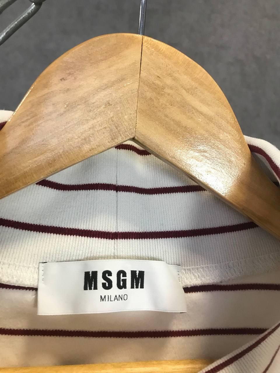 MSGM MSGM Italian designer luxury striped logo golf sweatshirt Size US M / EU 48-50 / 2 - 4 Thumbnail