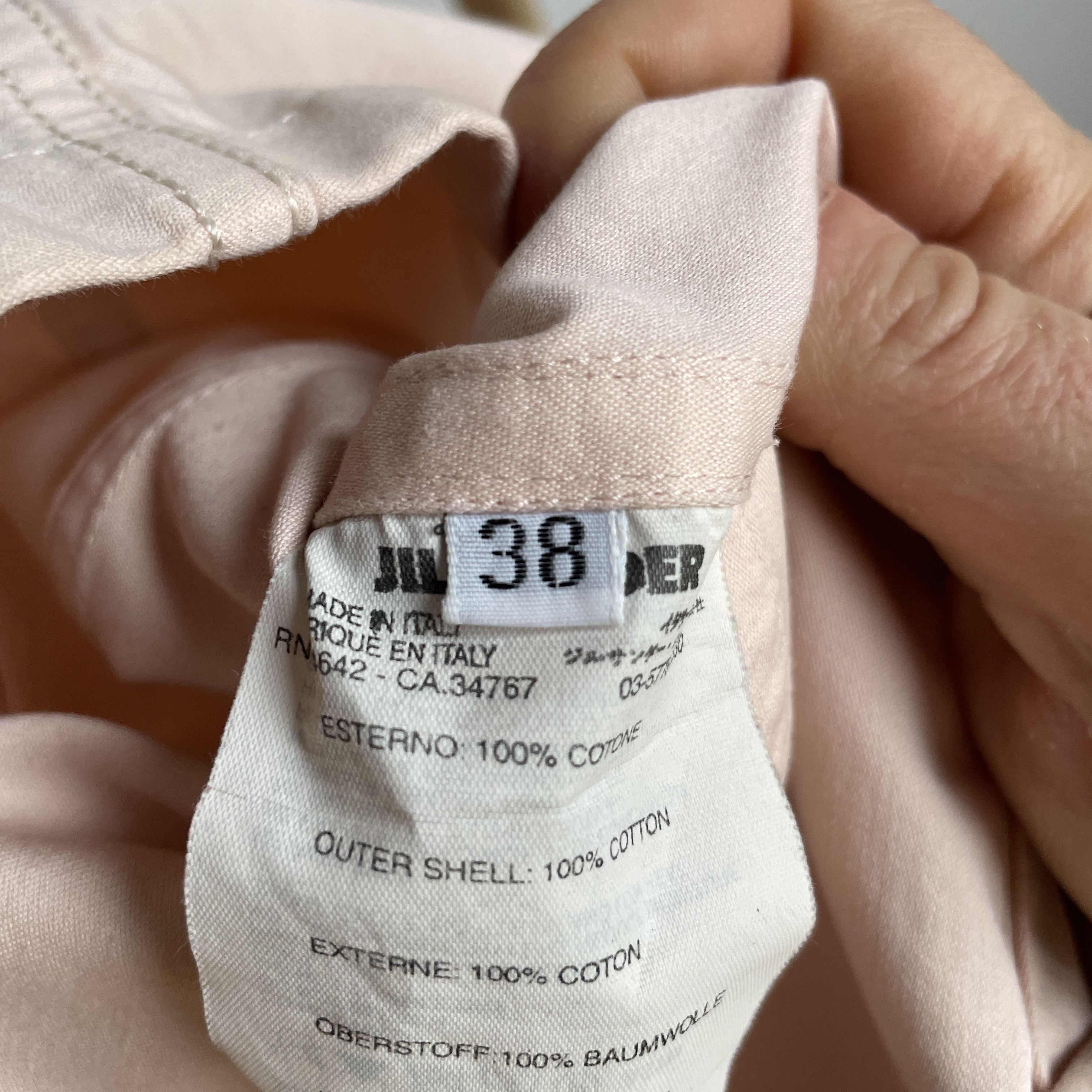 Jil Sander Jil Sander Womens Pink Blazer Size 38 Size XS / US 0-2 / IT 36-38 - 8 Thumbnail
