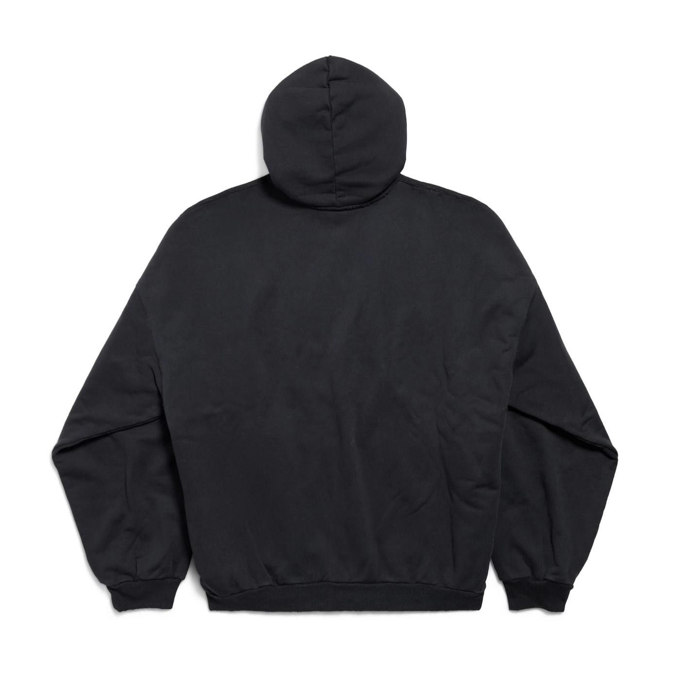 Balenciaga BALENCIAGA WOMEN'S OPTICAL HOODIE SIZE S Size ONE SIZE - 2 Thumbnail