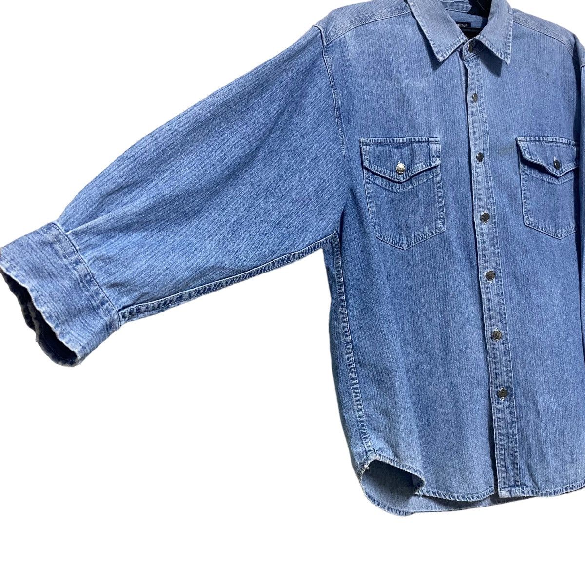 Levi's Vintage Levis Silvertab Denim Shirt Button Up Size US M / EU 48-50 / 2 - 4 Thumbnail