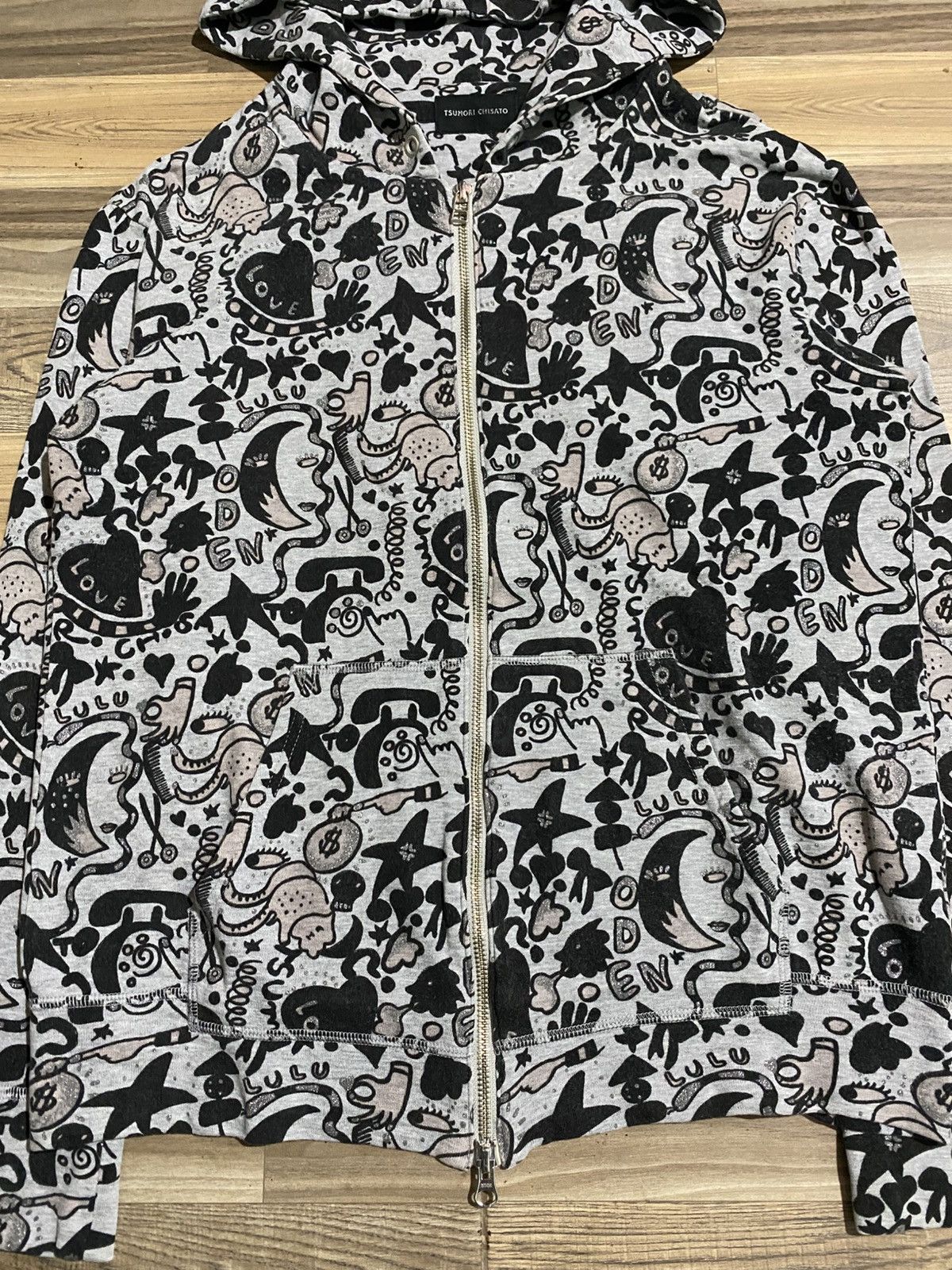 Tsumori Chisato TSUMORI CHISATO ZIPPER HOODIES Size US S / EU 44-46 / 1 - 2 Thumbnail