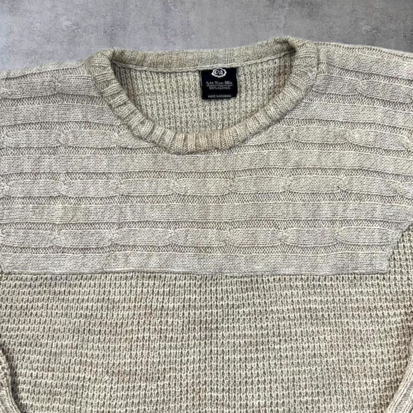 C&A VINTAGE C&A Jumper Beige Acrylic Knit 90s Classic Medium Mens Long Sleeve Pullover 36in 28" 23" Beige 90s 常 Size US M / EU 48-50 / 2 - 3 Thumbnail