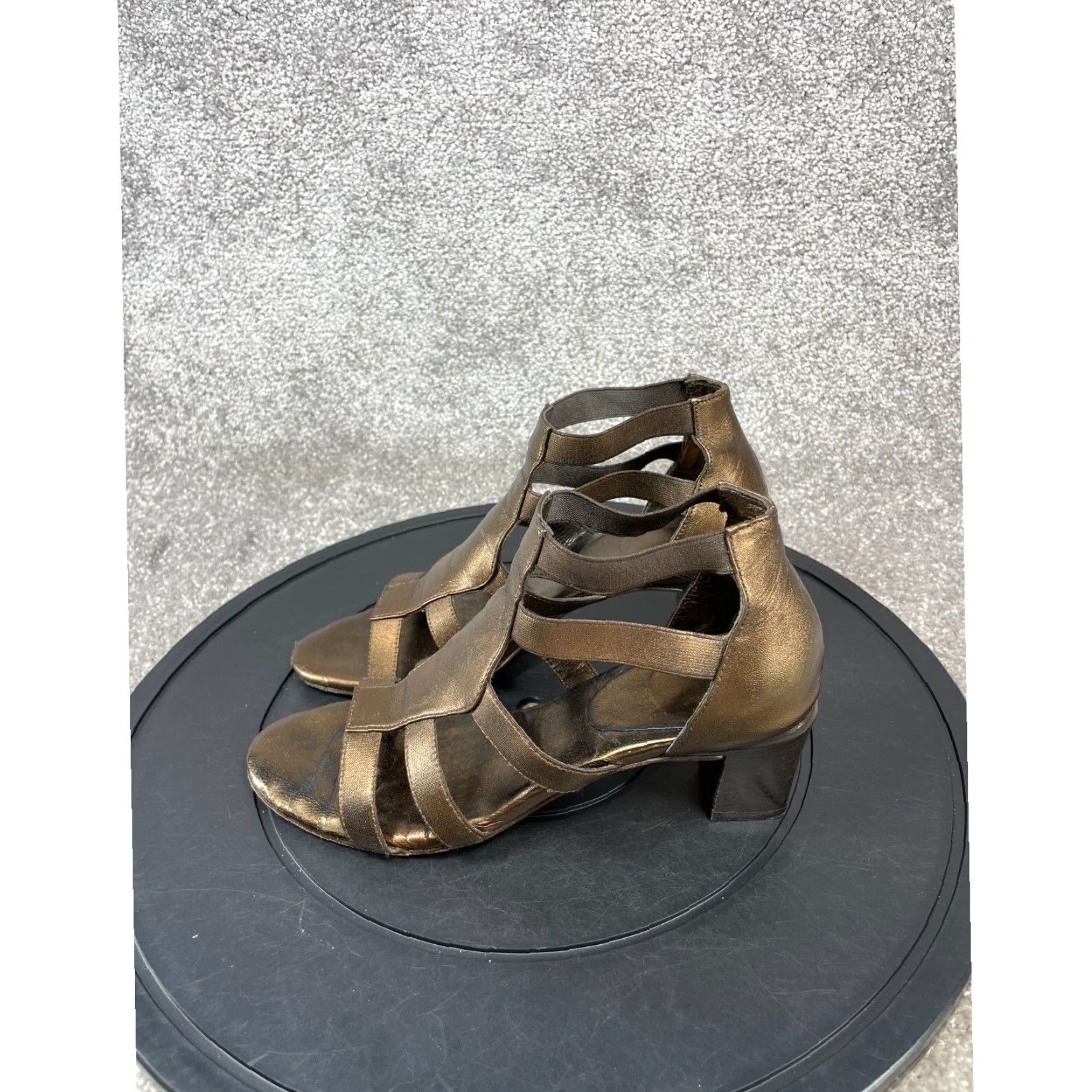 Vintage Rangoni Sandals Womens Size 7 Extra Large XL Brown Leather Size US 7 / IT 37 - 3 Thumbnail
