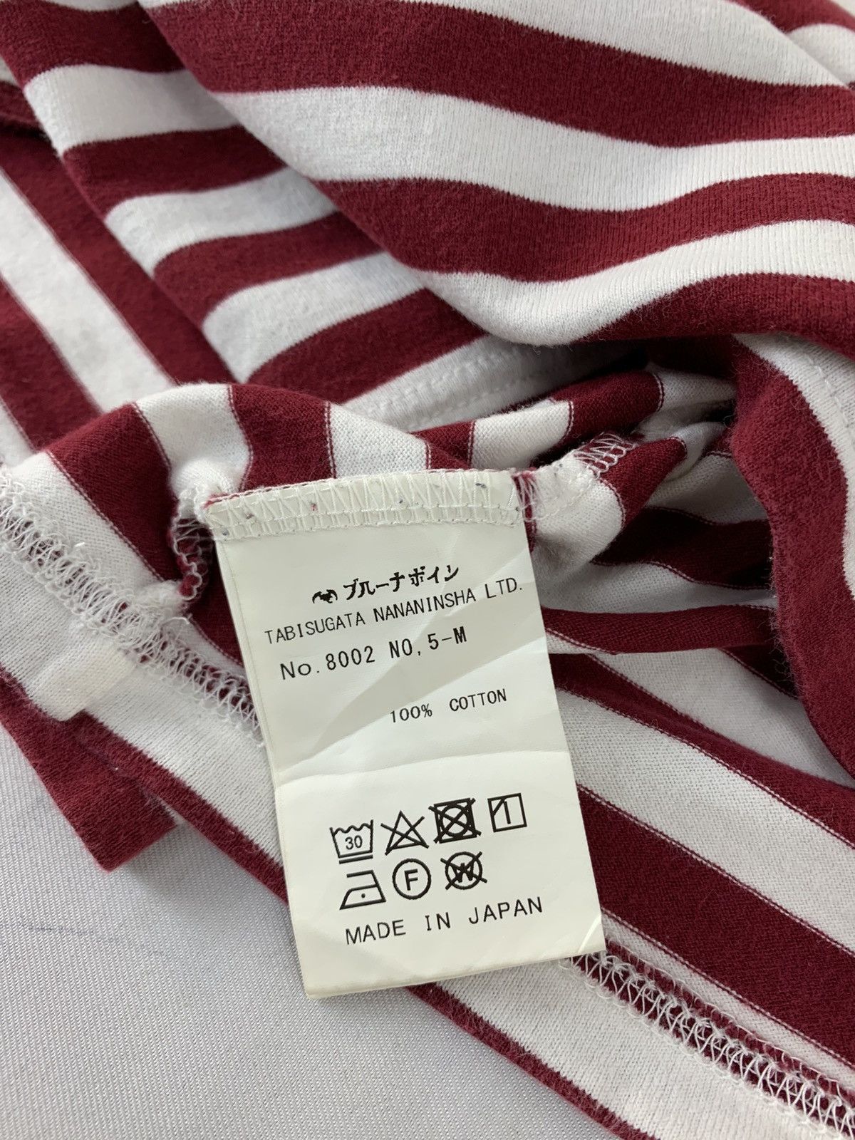 BRU NA BOINNE 90s Bru Na Boinne Classic Striped Crewneck Longsleeve Tee Size US M / EU 48-50 / 2 - 6 Thumbnail