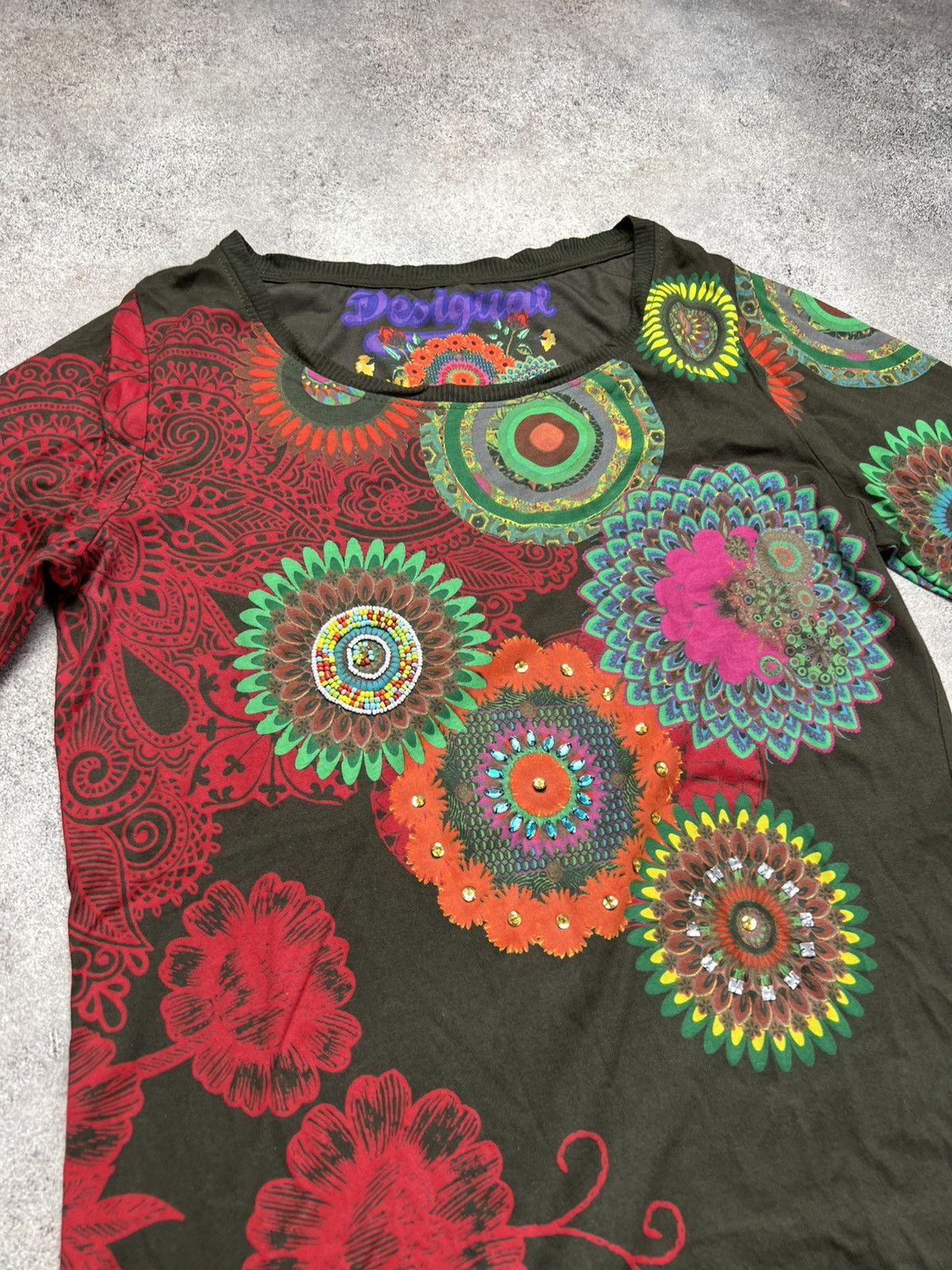 Desigual × Vintage Desigual vintage long sleeve Size S / US 4 / IT 40 - 4 Thumbnail