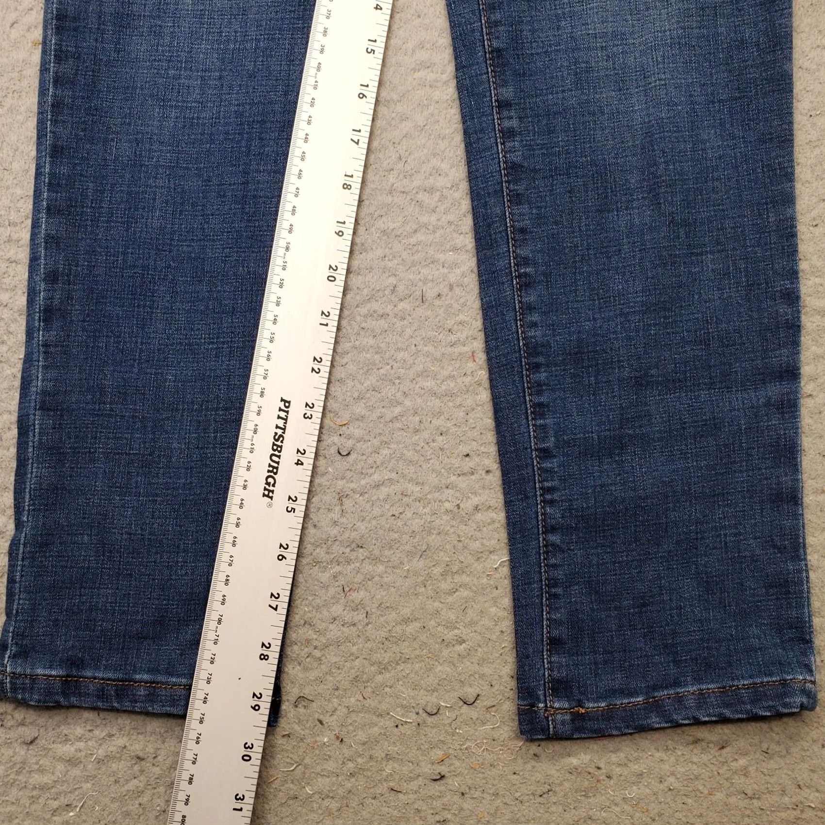 Vintage INC International Concepts Jeans Womens 2/26 Blue Denim Mid-Rise Straight Leg Denim Jeans Women 2/26 Blue Denim Mid-Rise Mens? Size 26" / US 2 / IT 38 - 4 Thumbnail