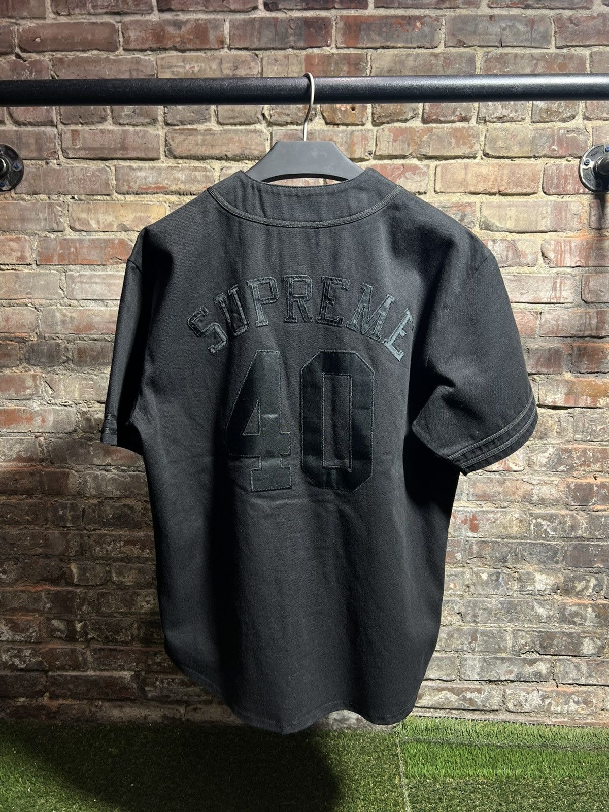 Supreme Supreme 40 Acres Jersey Black Size US M / EU 48-50 / 2 - 2 Thumbnail