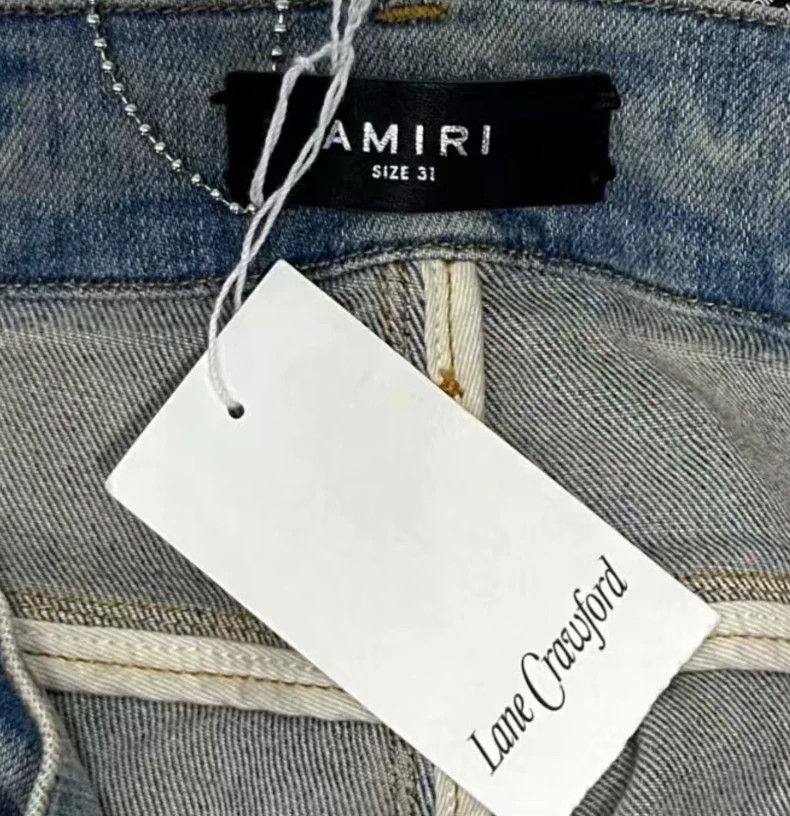 Amiri Amiri flame collaboration blue jeans Size US 31 - 5 Thumbnail