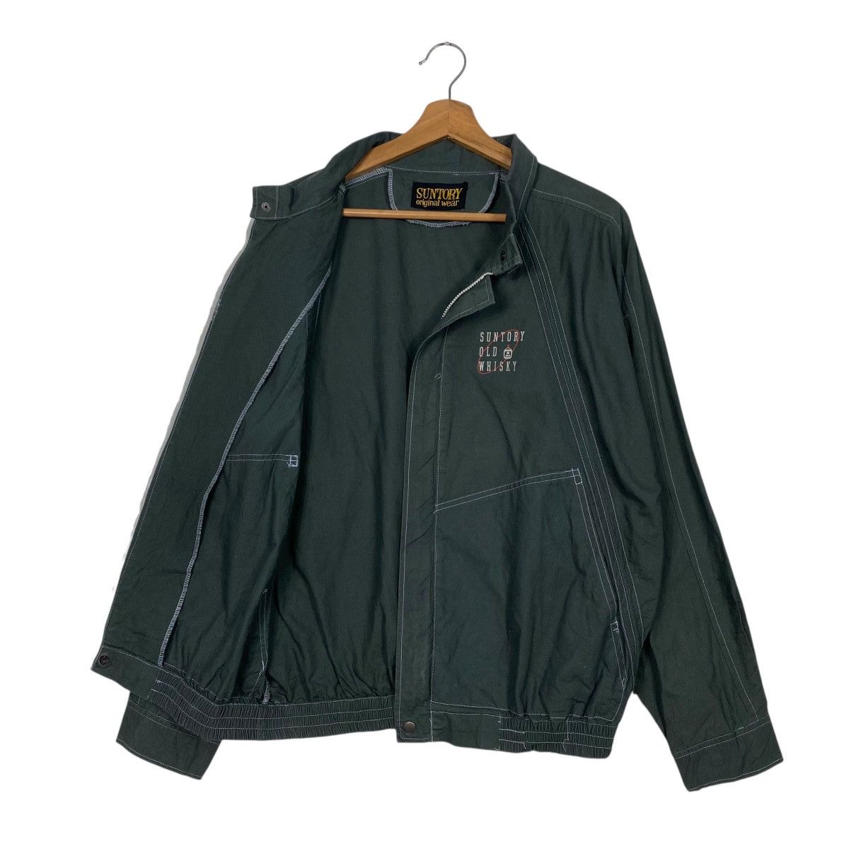 Japanese Brand Vintage 90's Suntory Boss Coffee Small Logo Zipper Jacket Size US M / EU 48-50 / 2 - 10 Thumbnail