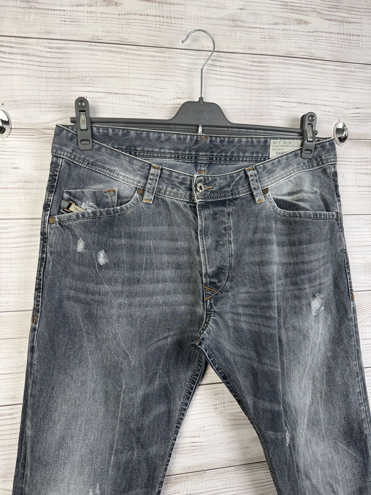 Diesel Vintage Diesel Jeans Distressed Faded Flared Wide Baggy Y2K Size US 34 / EU 50 - 2 Thumbnail