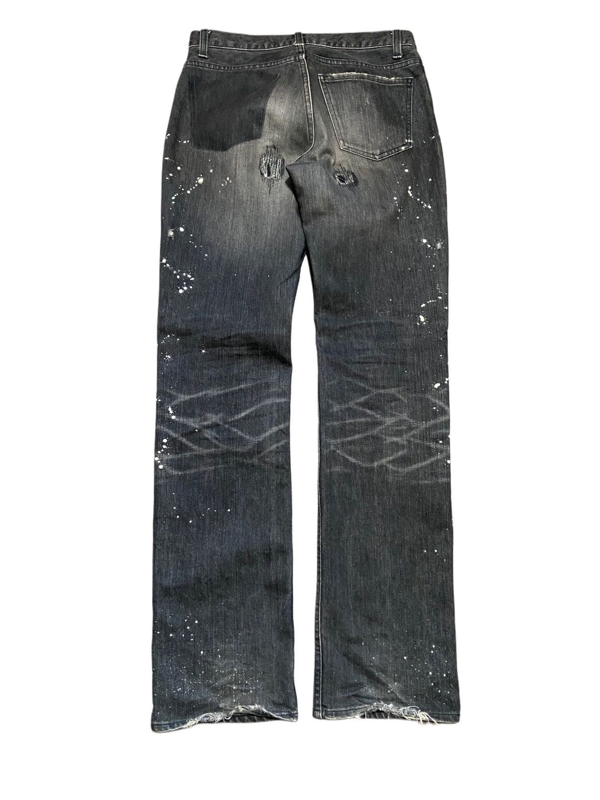 Number (N)ine × Takahiromiyashita The Soloist. Number (N)ine AW01  “Standards” Distressed Grunge Denim | Grailed