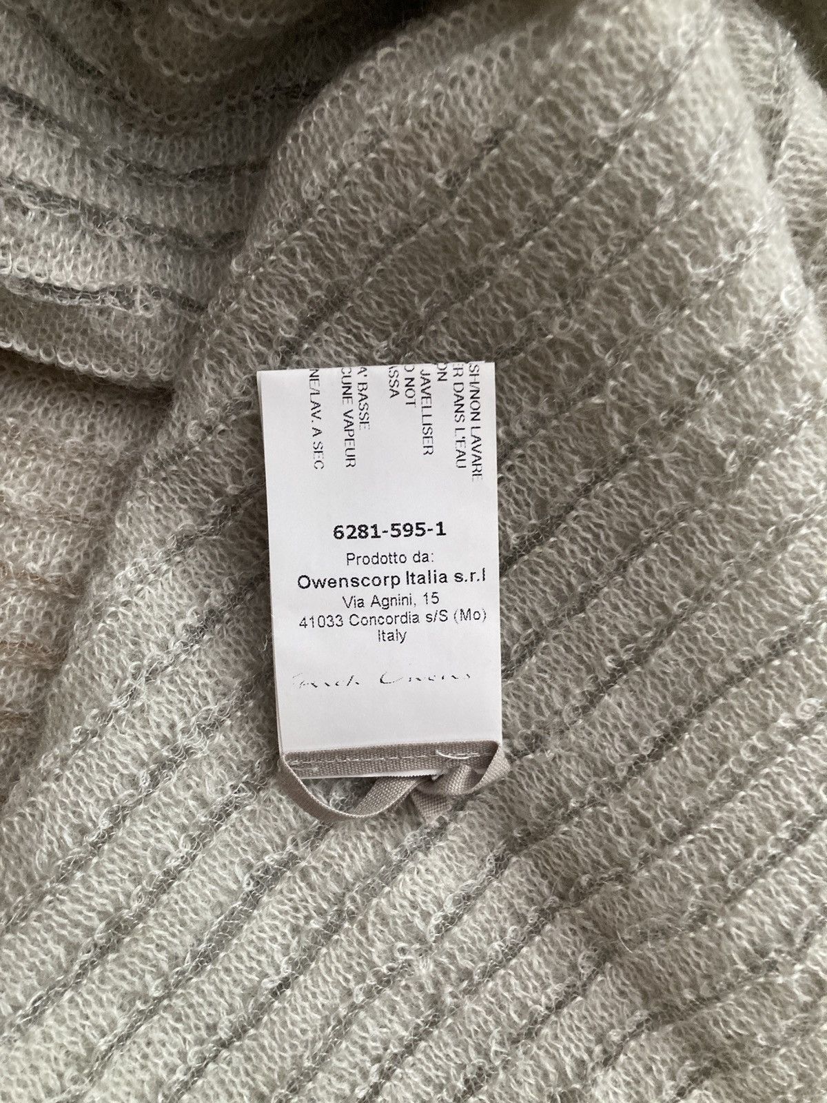 Rick Owens F/W 16 “MASTODON” Ribbed Mohair Sweater Rick Owens Size US L / EU 52-54 / 3 - 25 Thumbnail