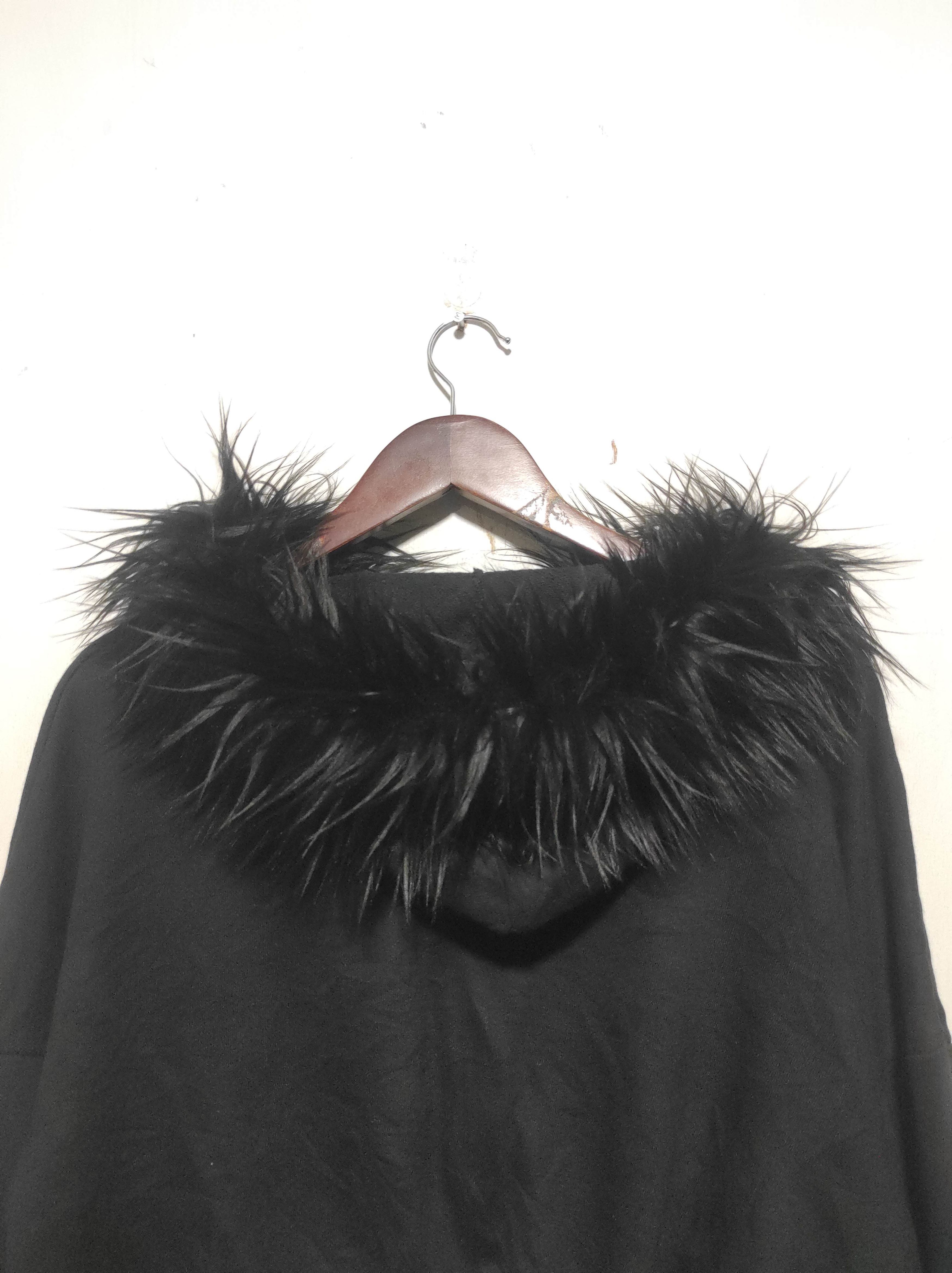 Hysteric Glamour Roco Black Crop USA Flag Zip Fur Hoodie if6was9 LGB style Size M / US 6-8 / IT 42-44 - 10 Thumbnail
