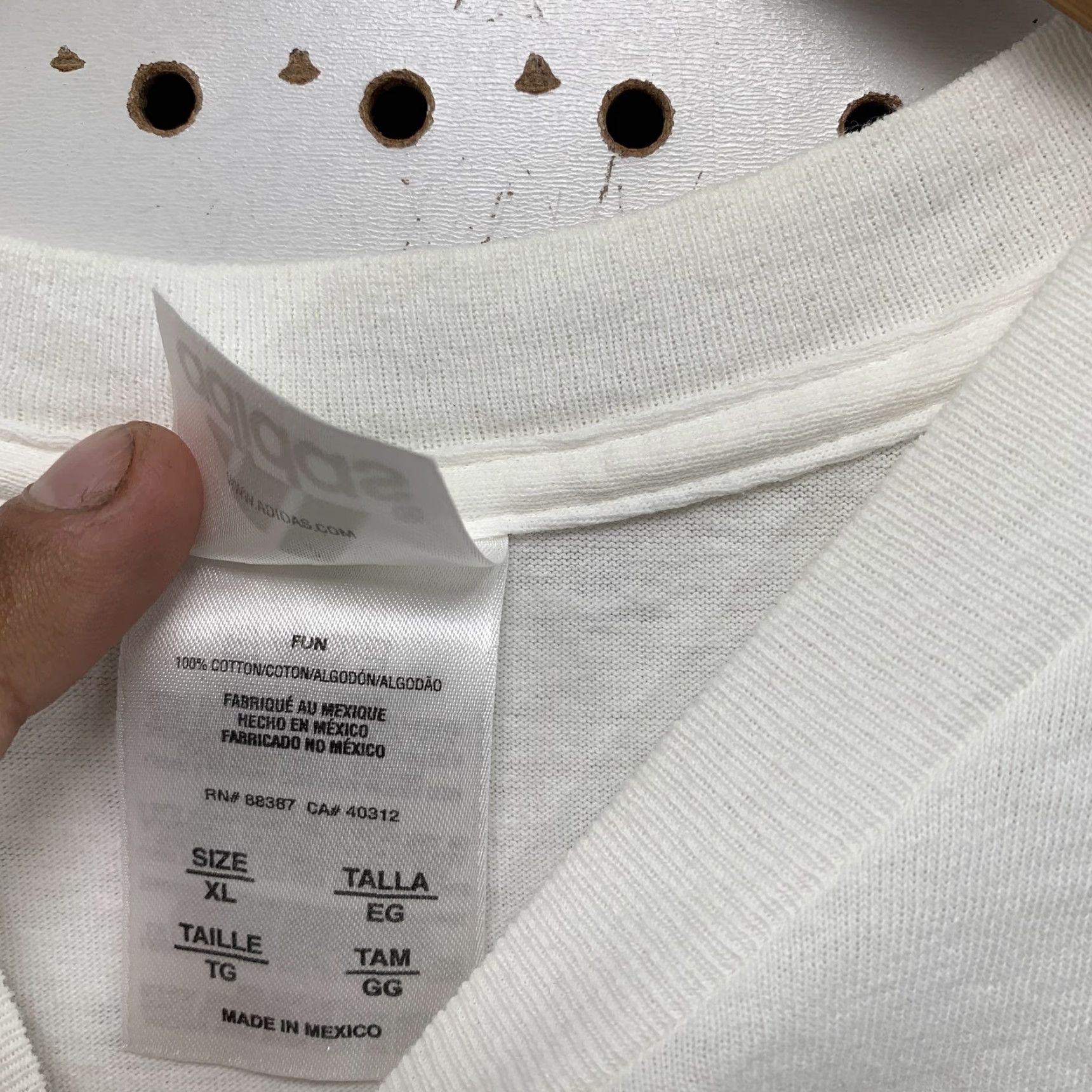 Adidas VTG Adidas T MAC Shirt White XL Mens Short Sleeve Basketball - Adult Size XL - White Crew Neck Tee Size US XL / EU 56 / 4 - 3 Thumbnail