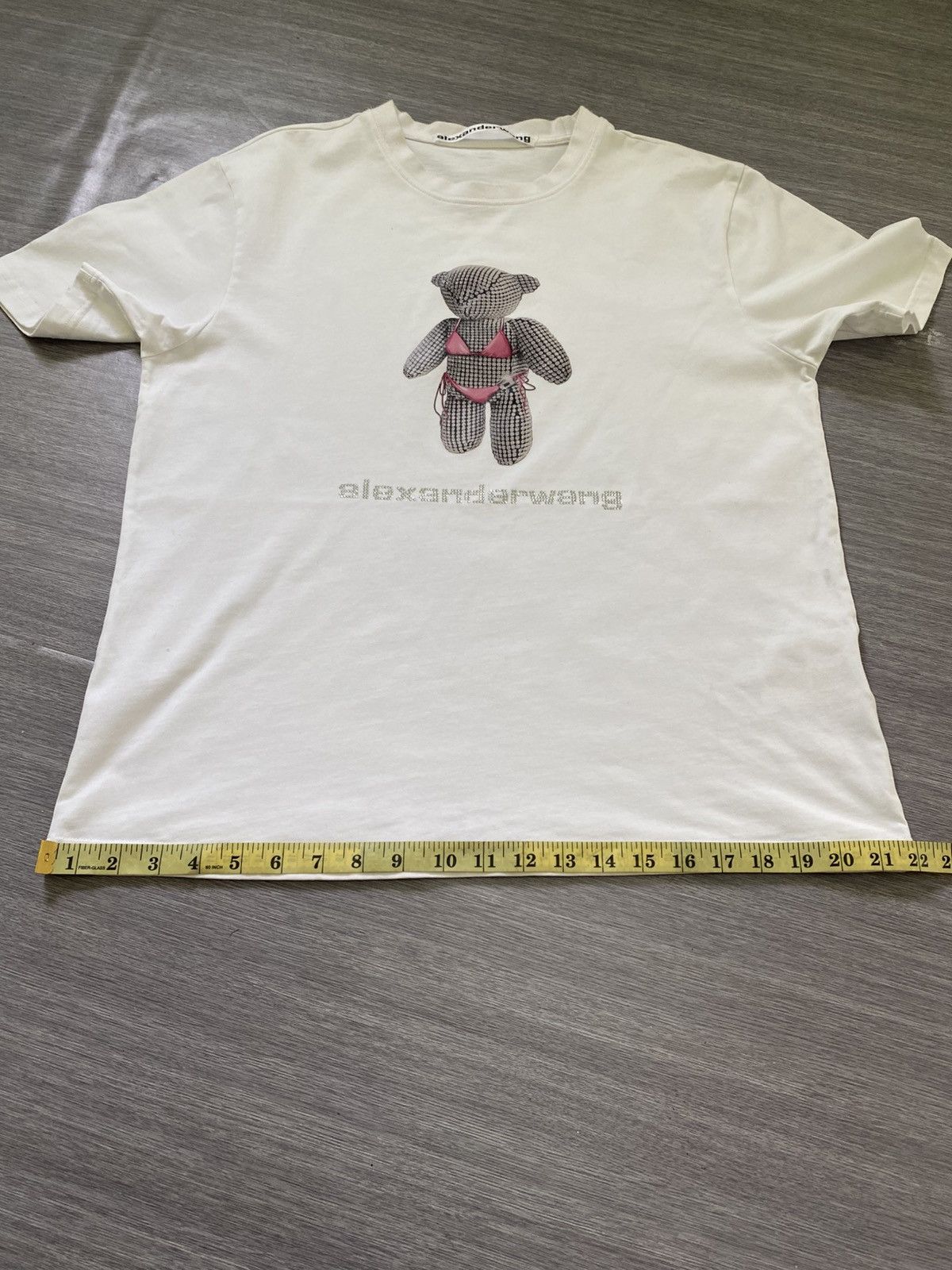Alexander Wang Alexander Wang Bikini Bear Rhinestone Shirt Size US M / EU 48-50 / 2 - 11 Thumbnail