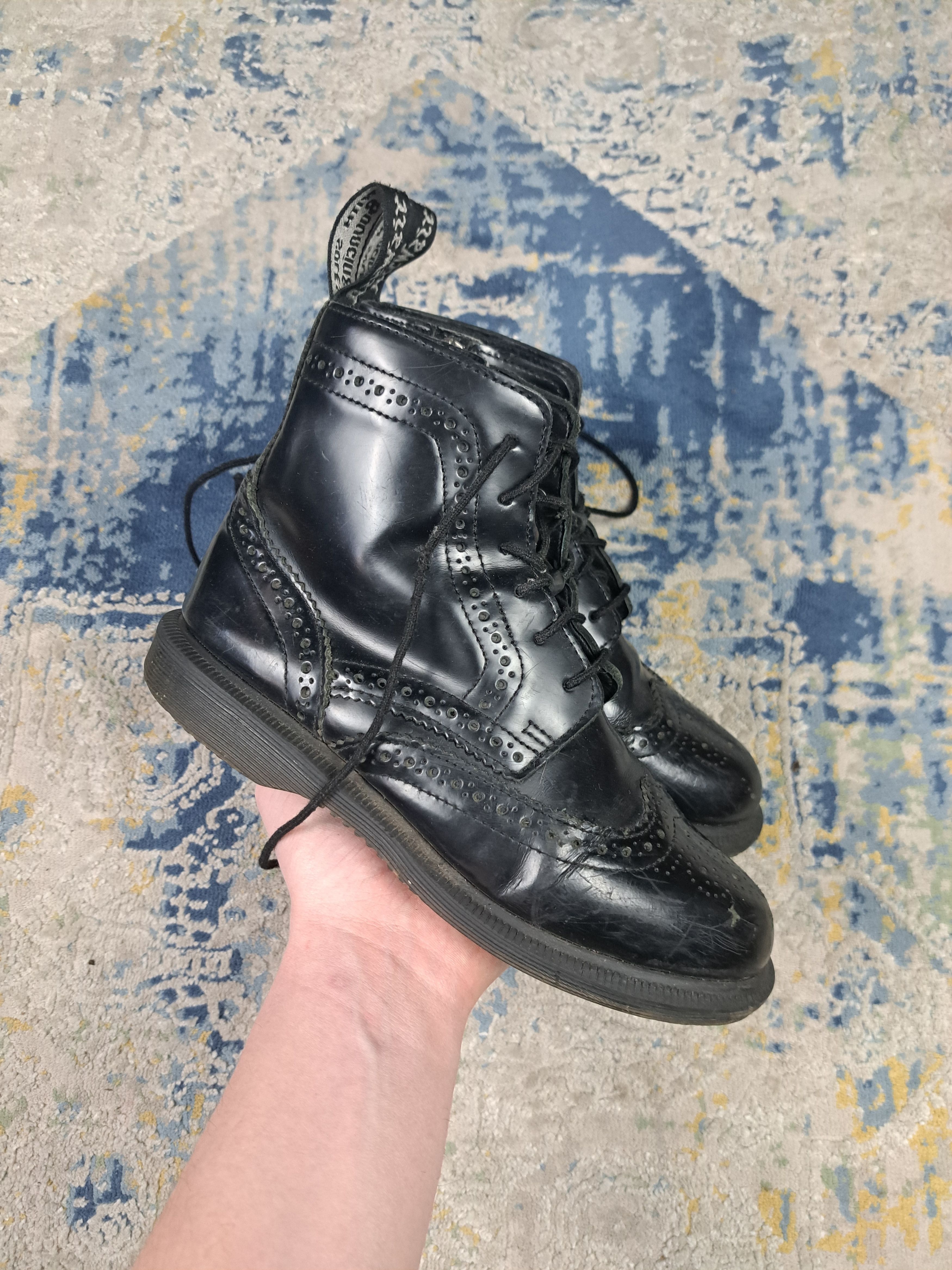 Dr. Martens Dr Martens Delphine High Zip Up Boots Leather Avant Garde Size US 6 / IT 36 - 1 Thumbnail